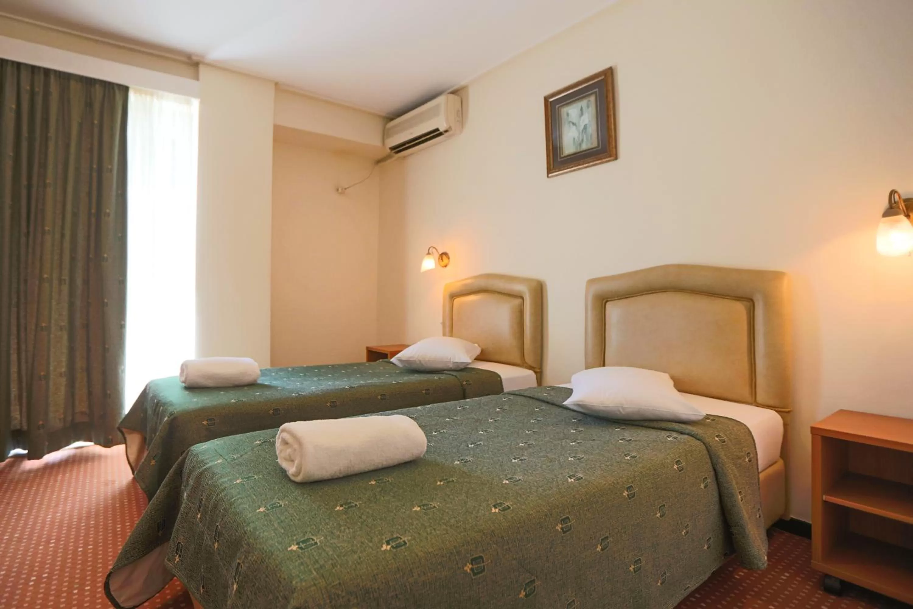 Shower, Bed in Nestorion Hotel