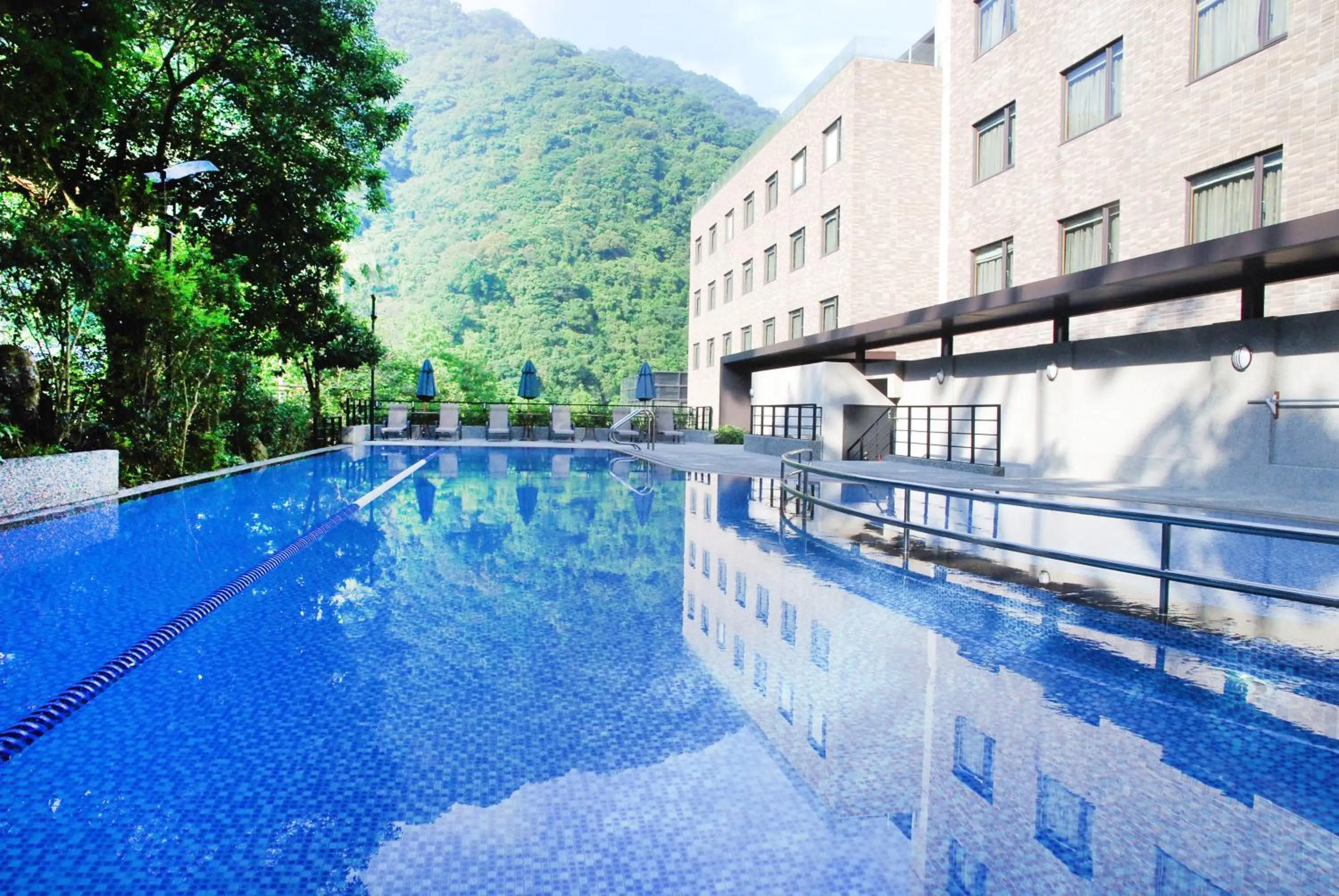 Swimming pool in Great Roots Forestry Spa Resort