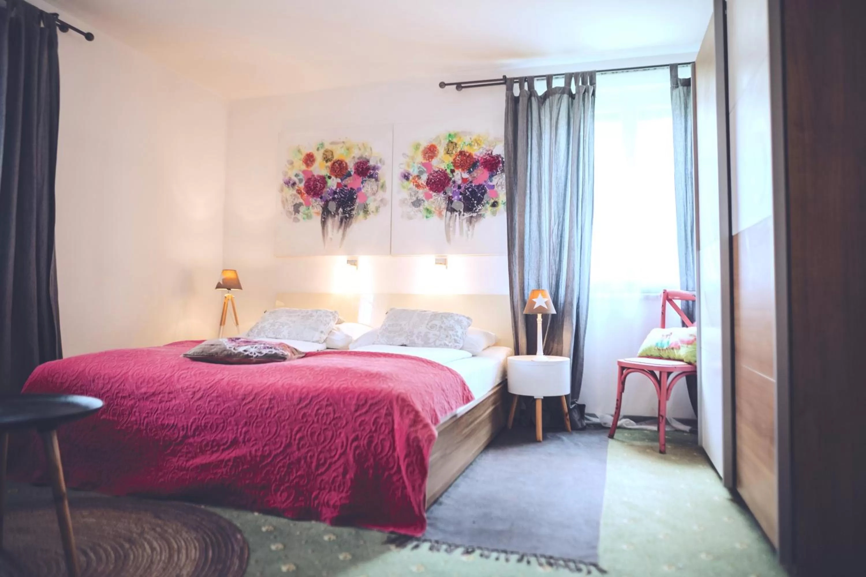 Bed in Das Hotel Stern 24h self-check-in