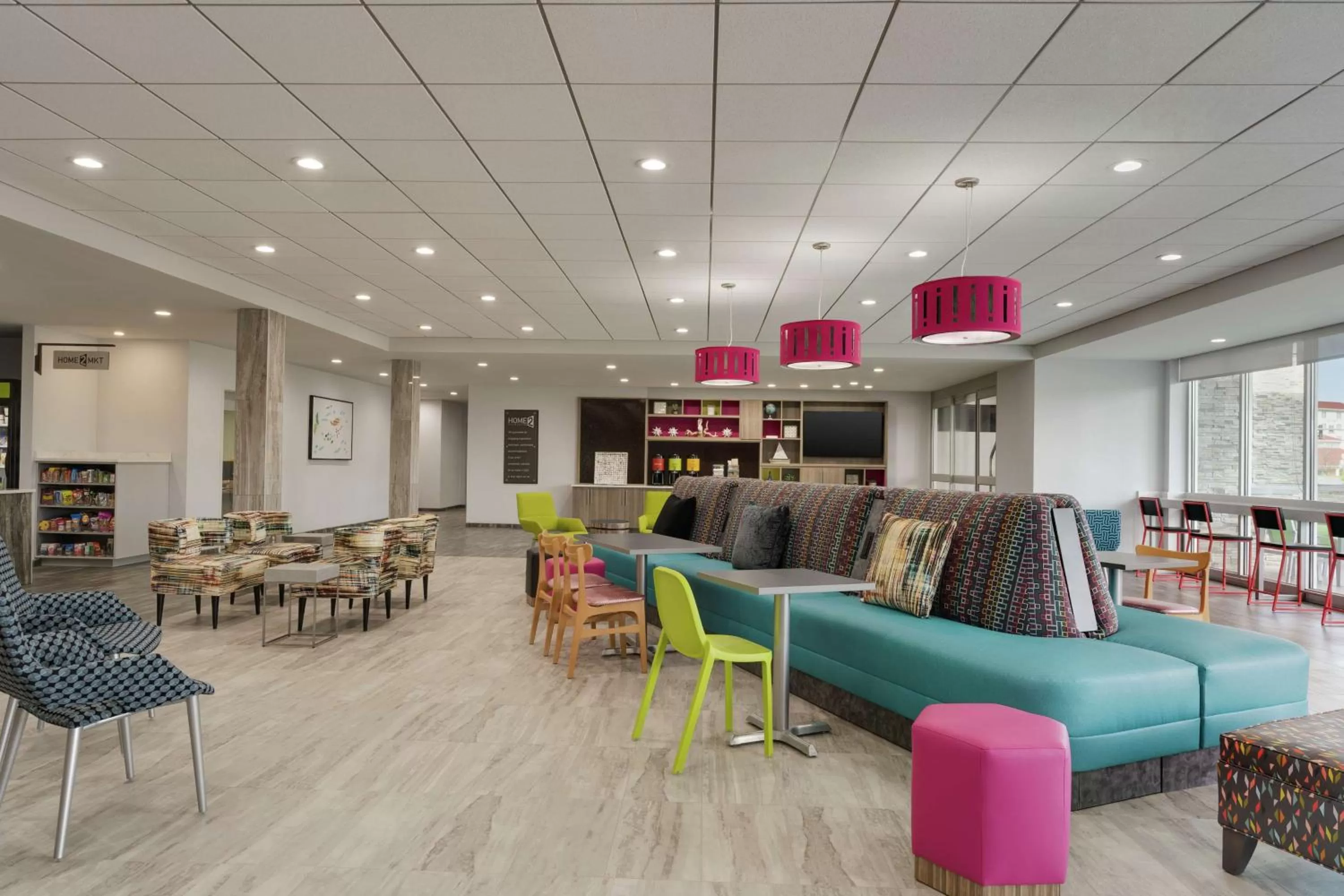 Lobby or reception in Home2 Suites By Hilton Norfolk Airport