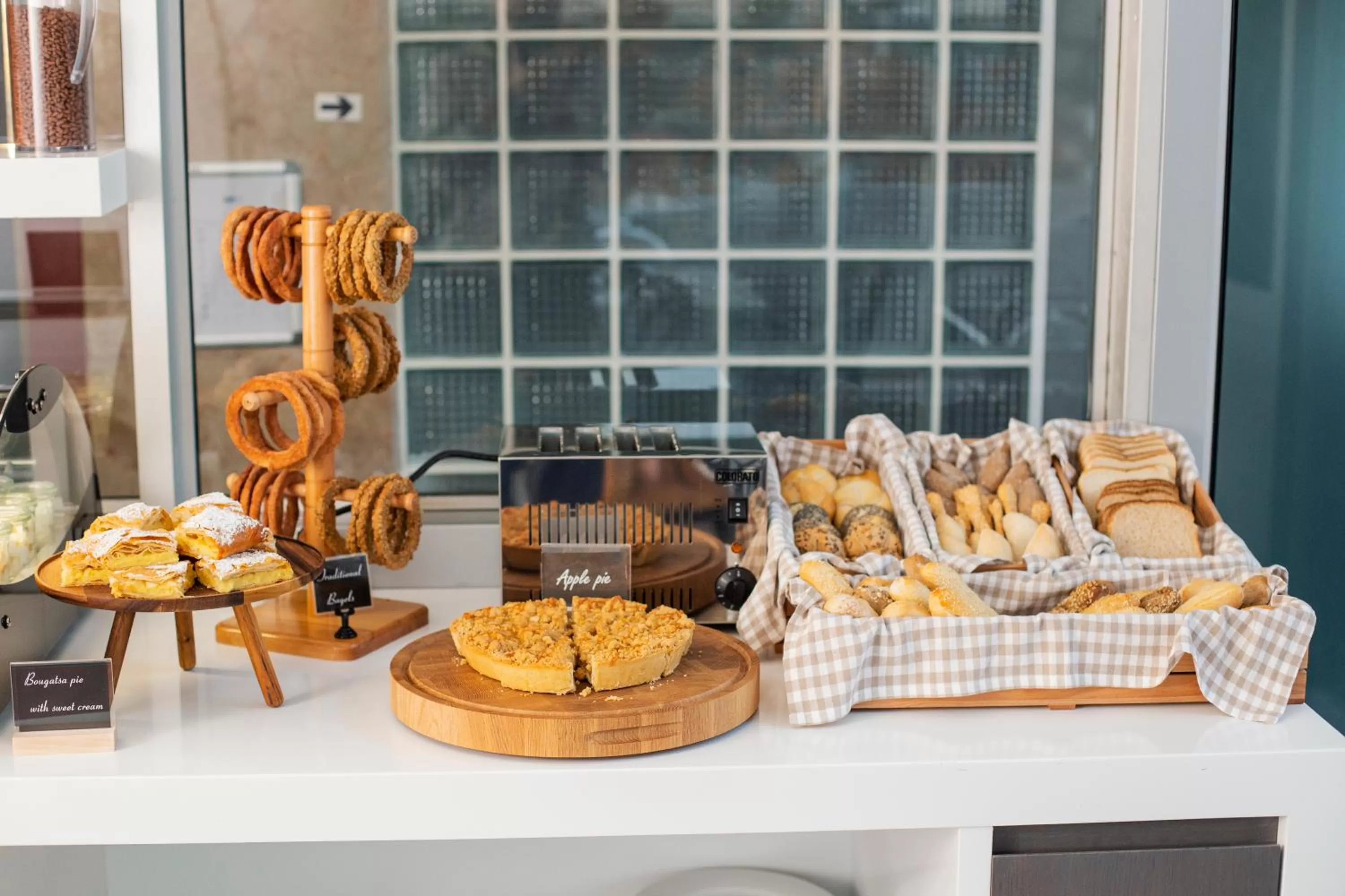 Buffet breakfast in Acropolis View Hotel