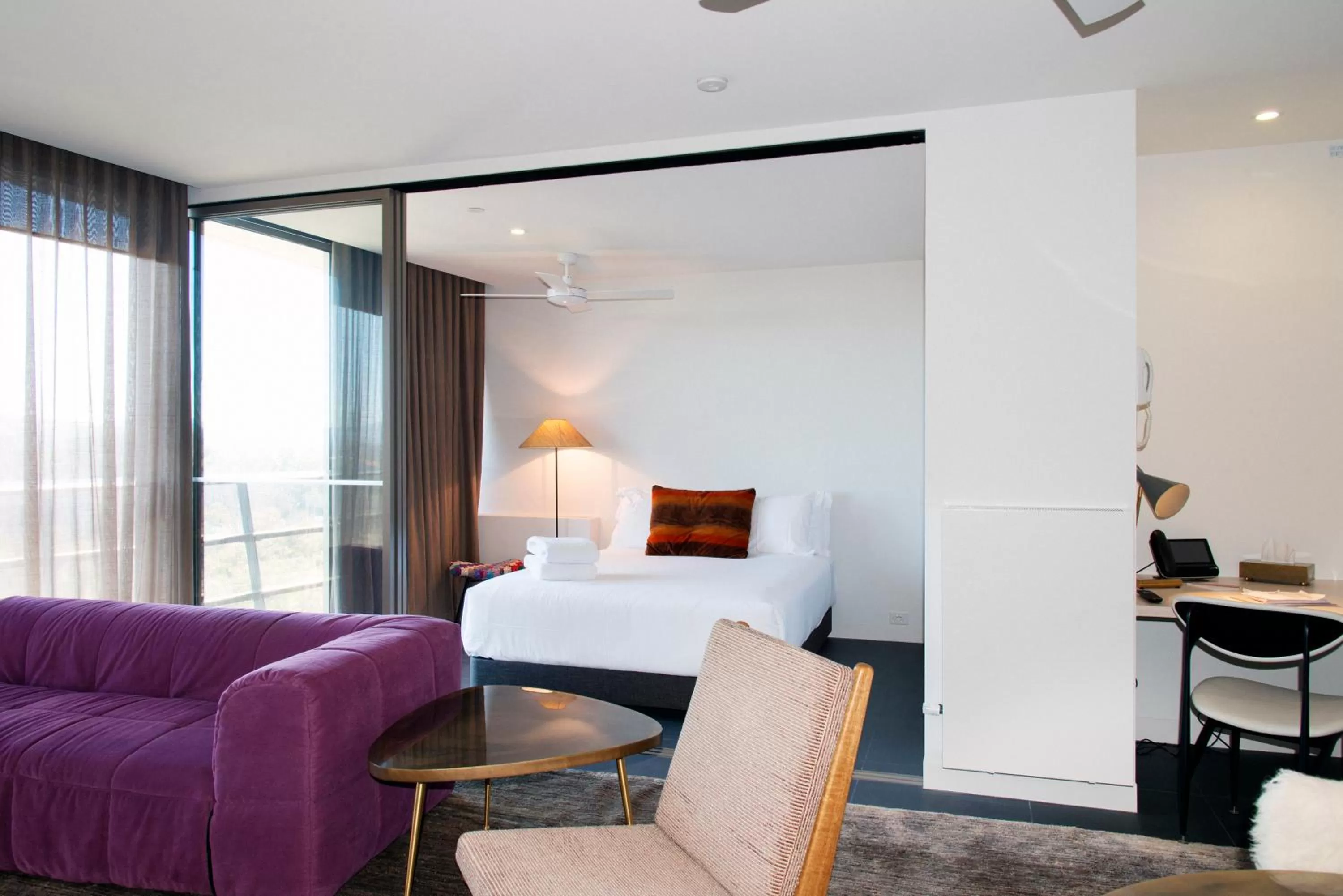 Bed in Nishi Apartments Eco Living by Ovolo