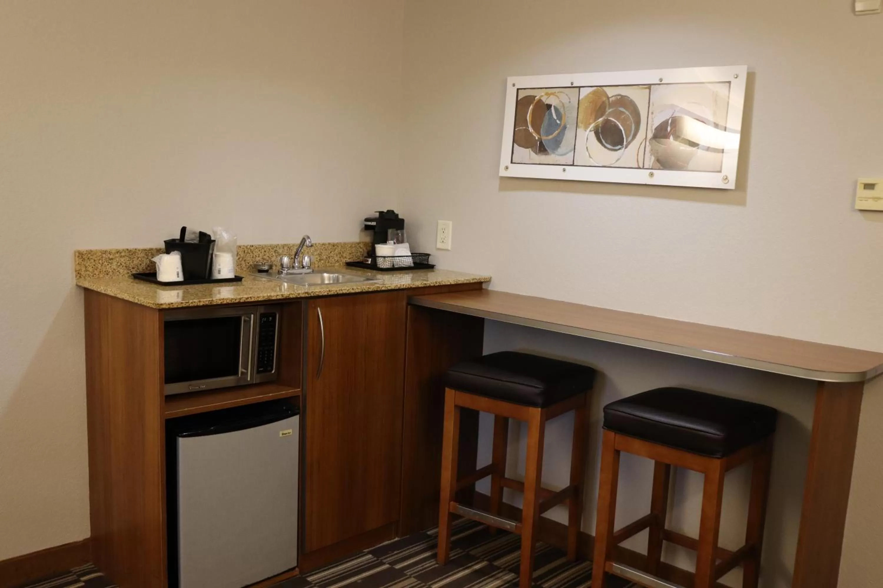 minibar in Microtel Inn & Suites by Wyndham Columbus Near Fort Moore