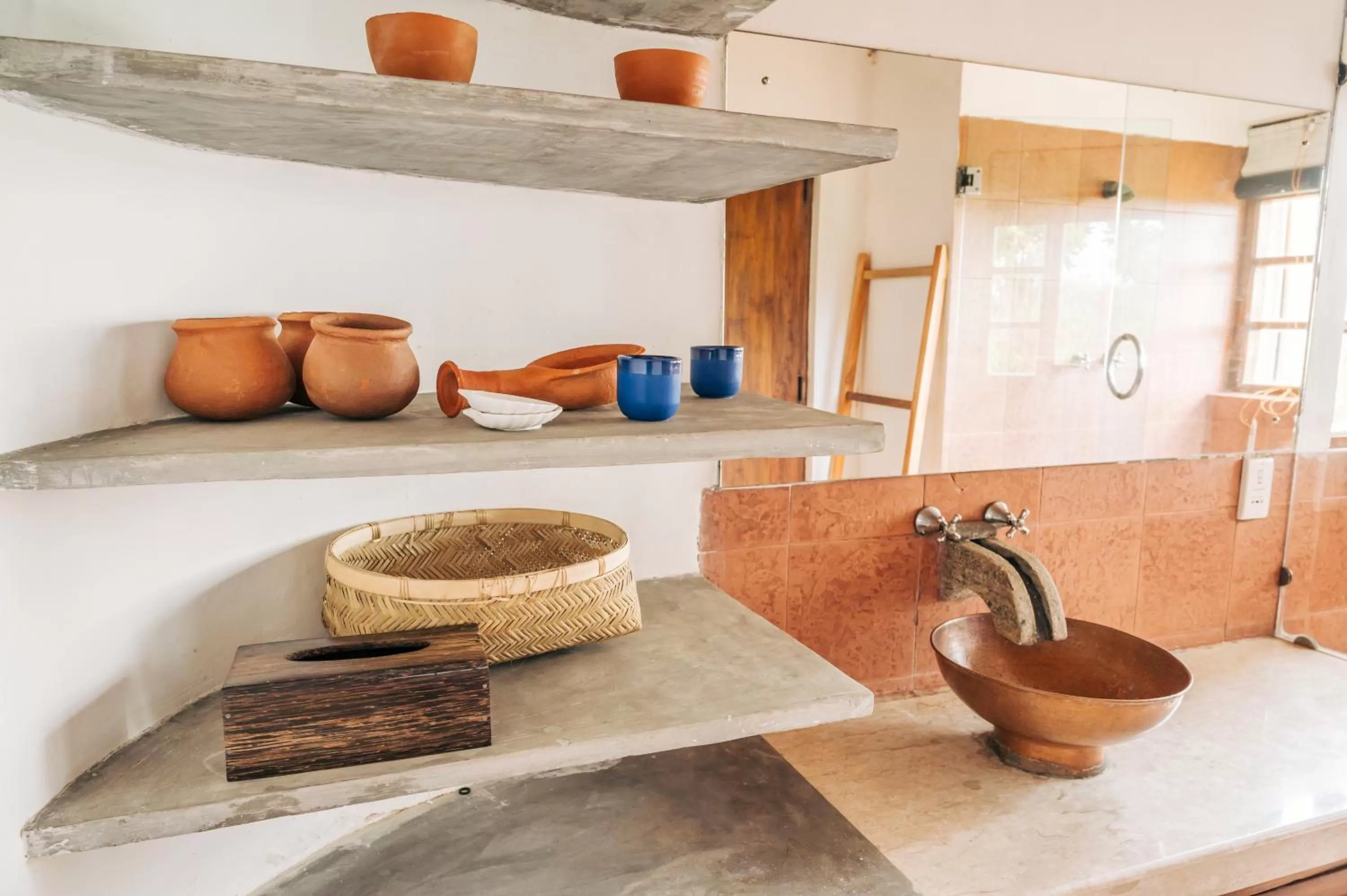 Bathroom in Sānti Beach House with pool & beach