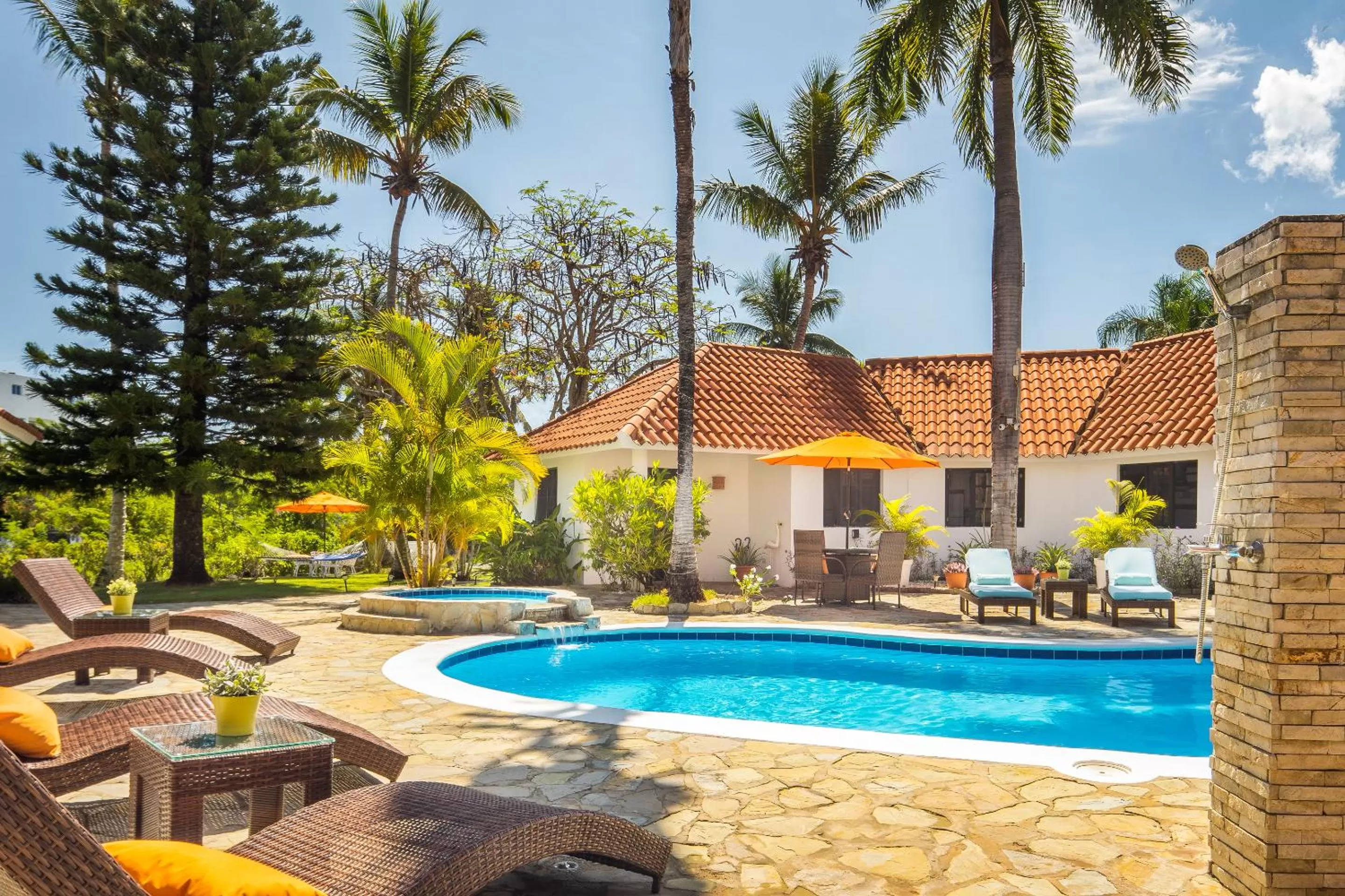 Swimming pool in Garden By The Sea