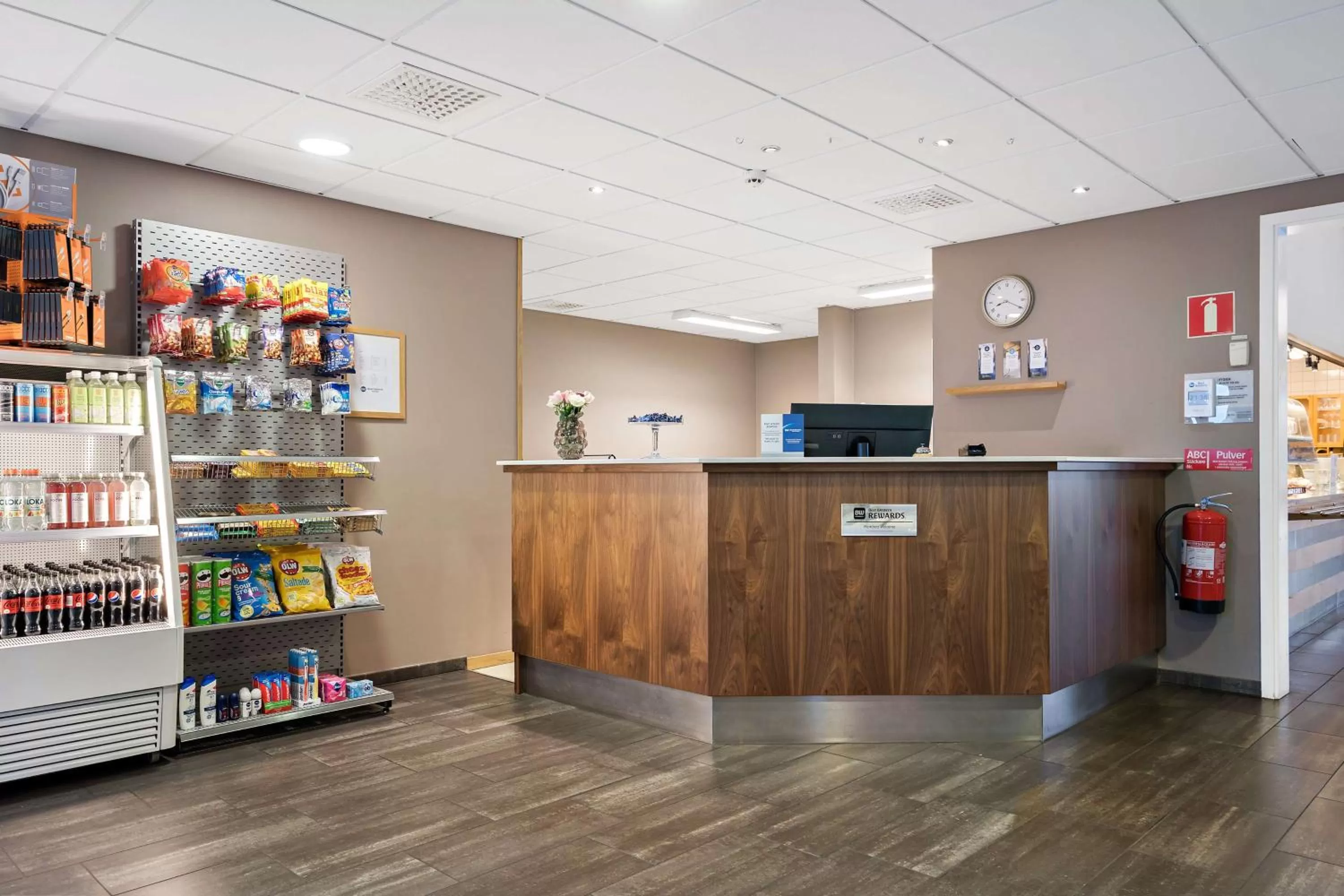Lobby or reception in Best Western Hotel Vidöstern