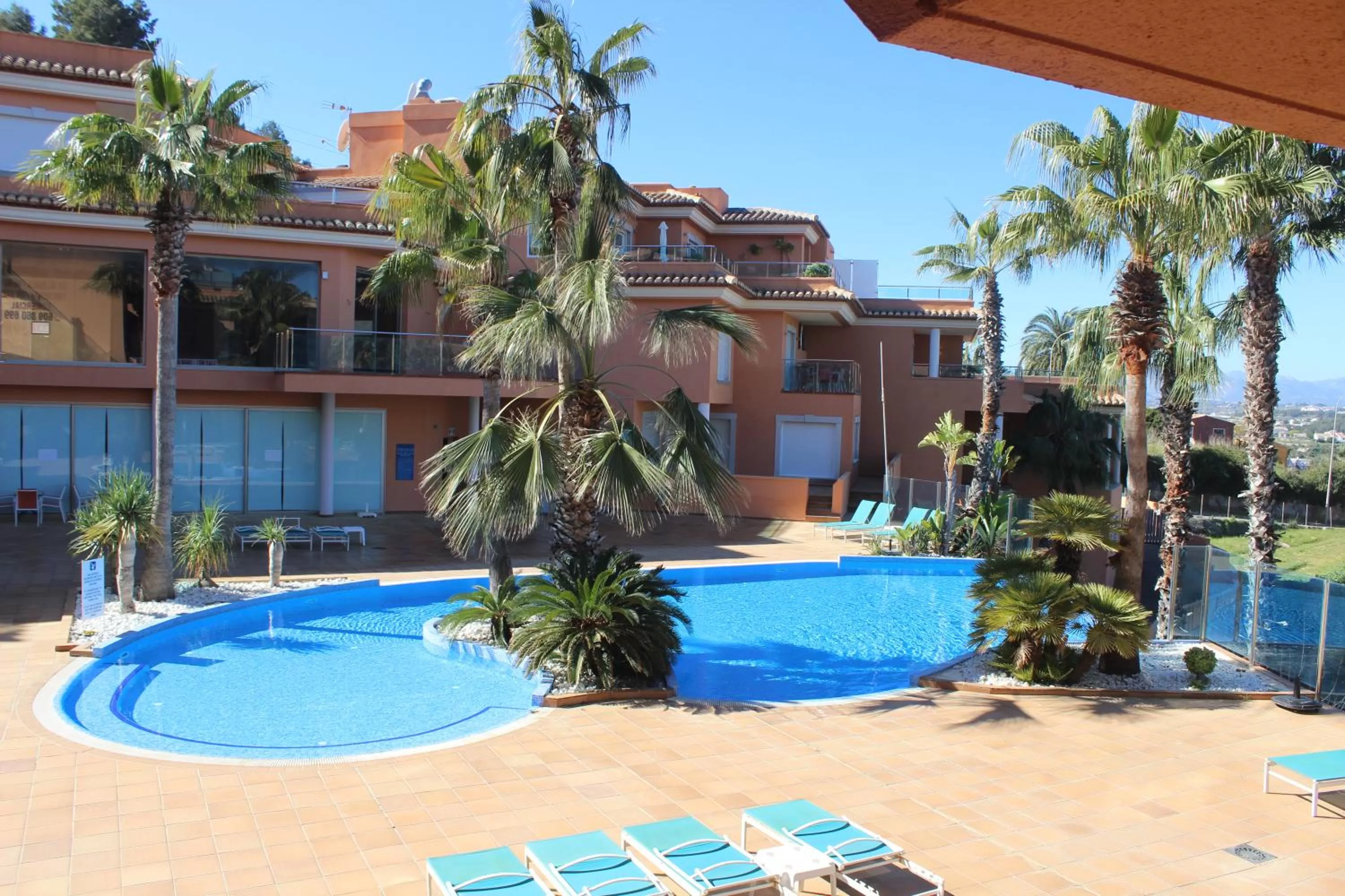 Swimming pool in Apartamentos Flamingo Hills