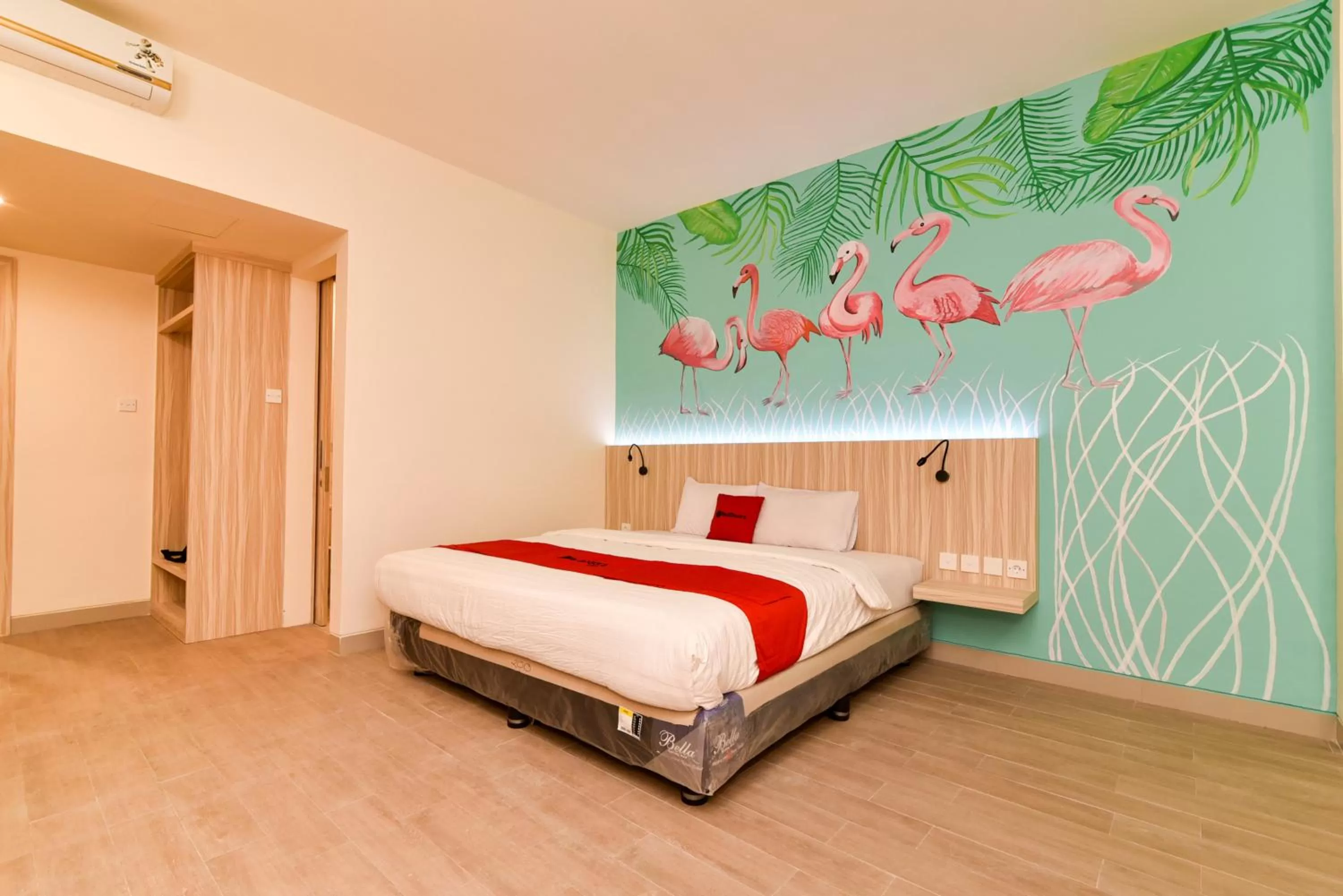 Bed in RedDoorz Plus At Hotel Pantai Timor