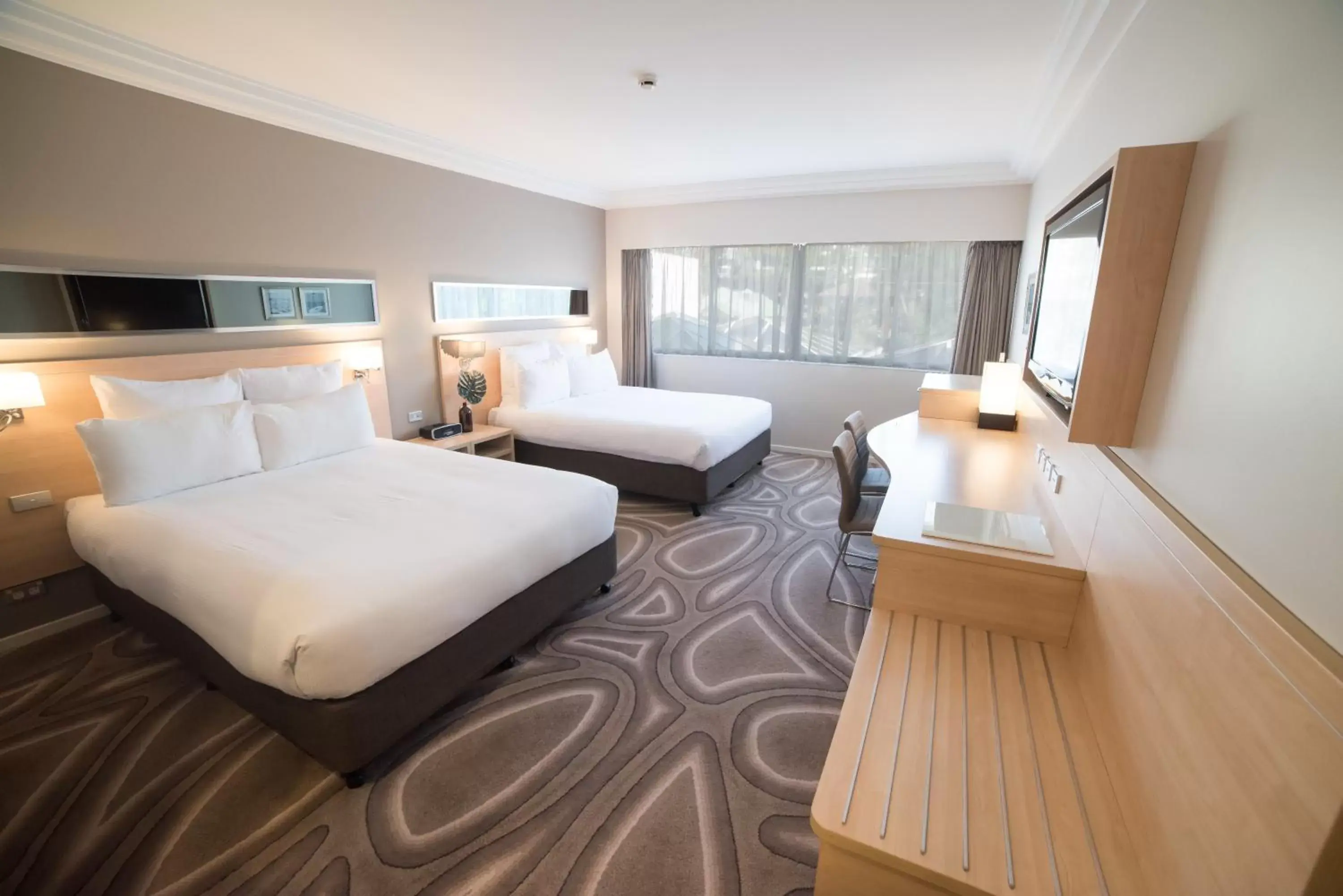 Queen Room with Two Queen Beds and City View in Novotel Wollongong Northbeach Queen Room with Two Queen Beds and City View in Novotel Wollongong Northbeach