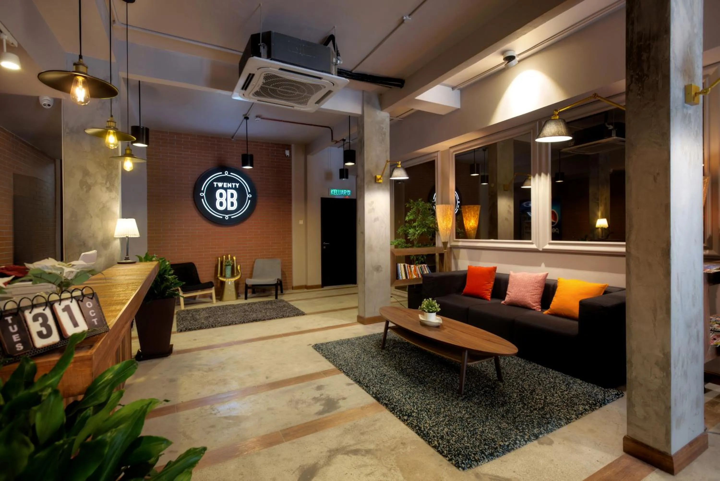 Lobby or reception in Hotel Twenty 8B