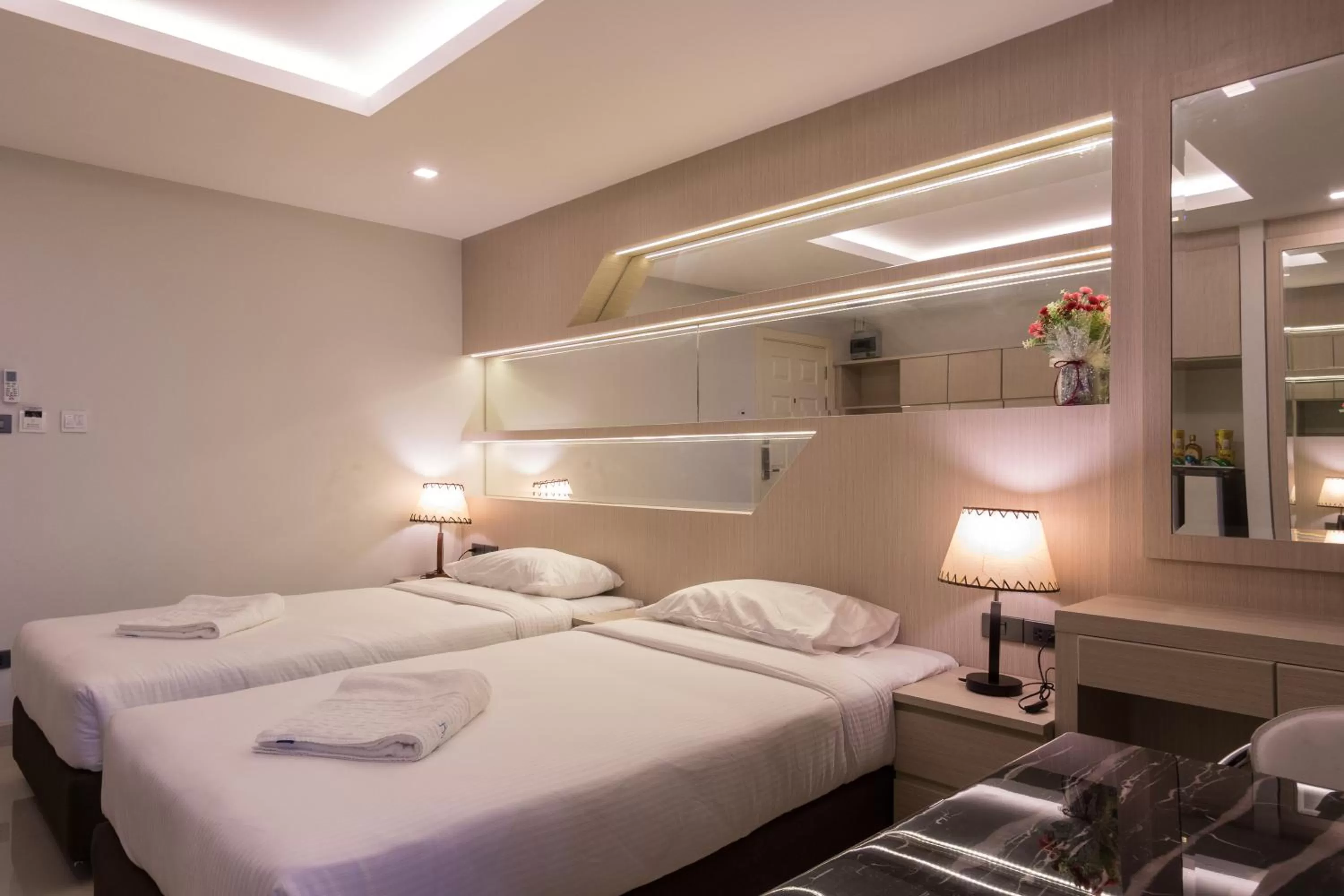 Bed in B-your home Hotel Don Mueang Airport Bangkok 如你家酒店