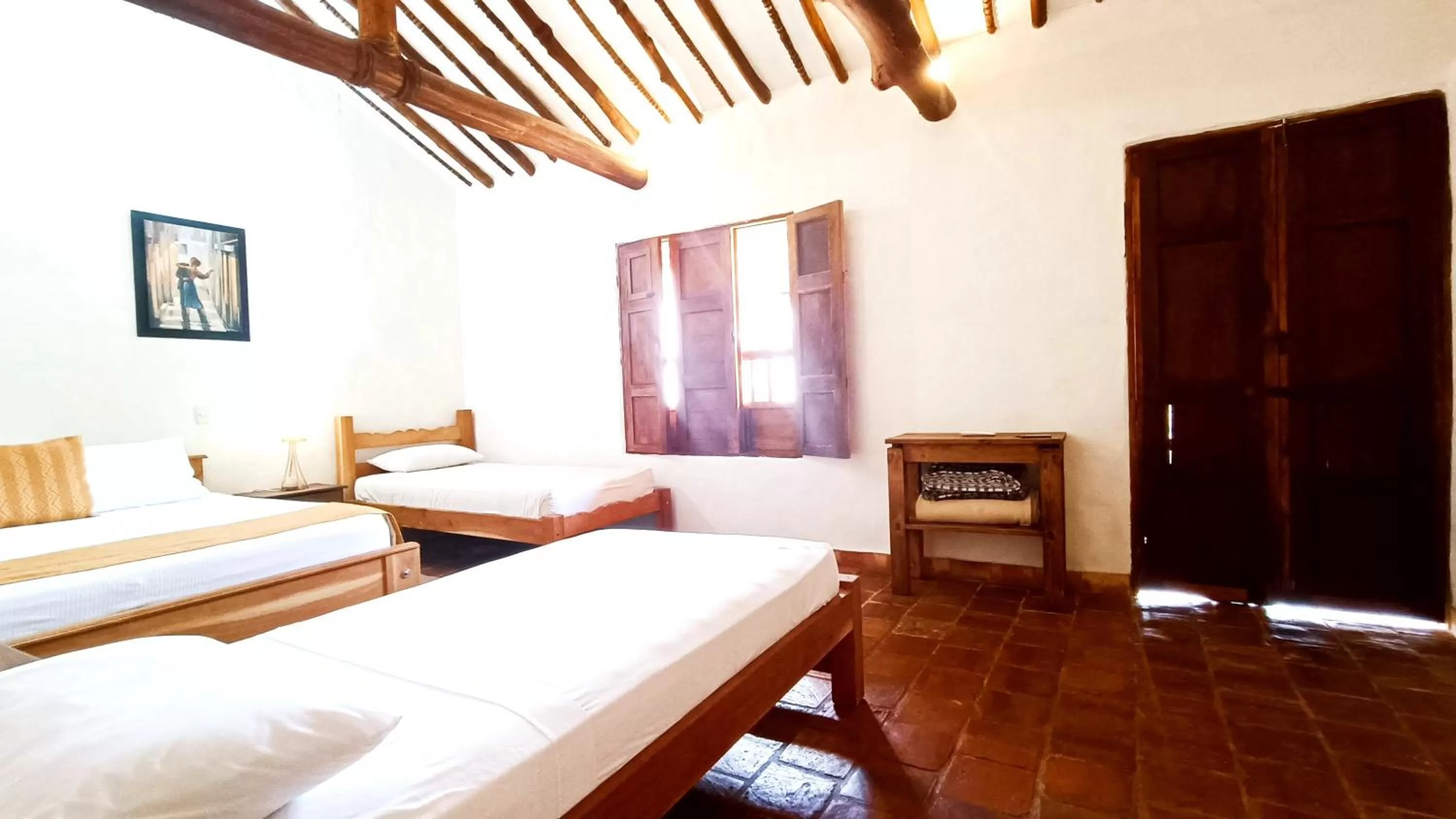 Bed in Hotel Buenosaires Barichara