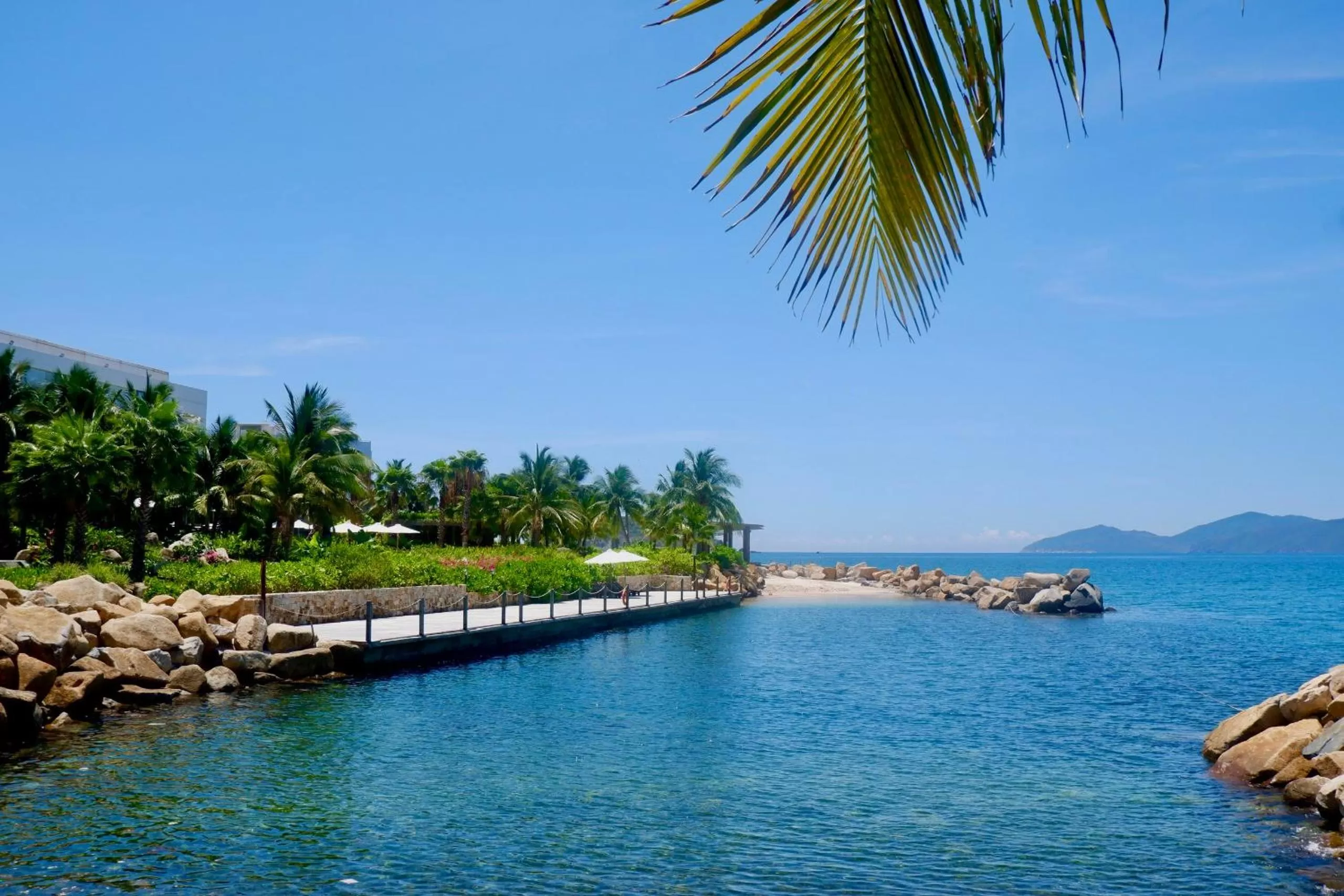 Beach in Alibu Resort Nha Trang