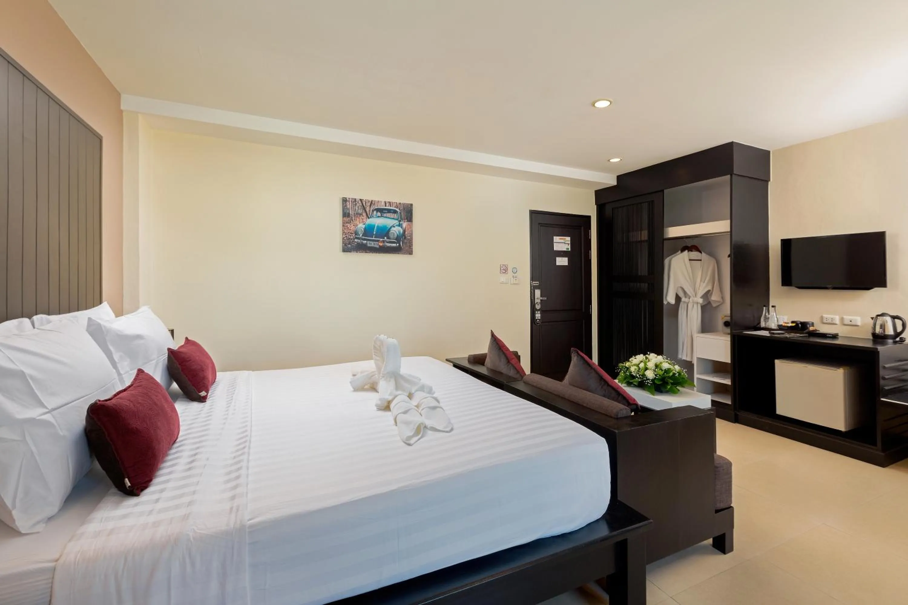 Bed in Baramee Resortel