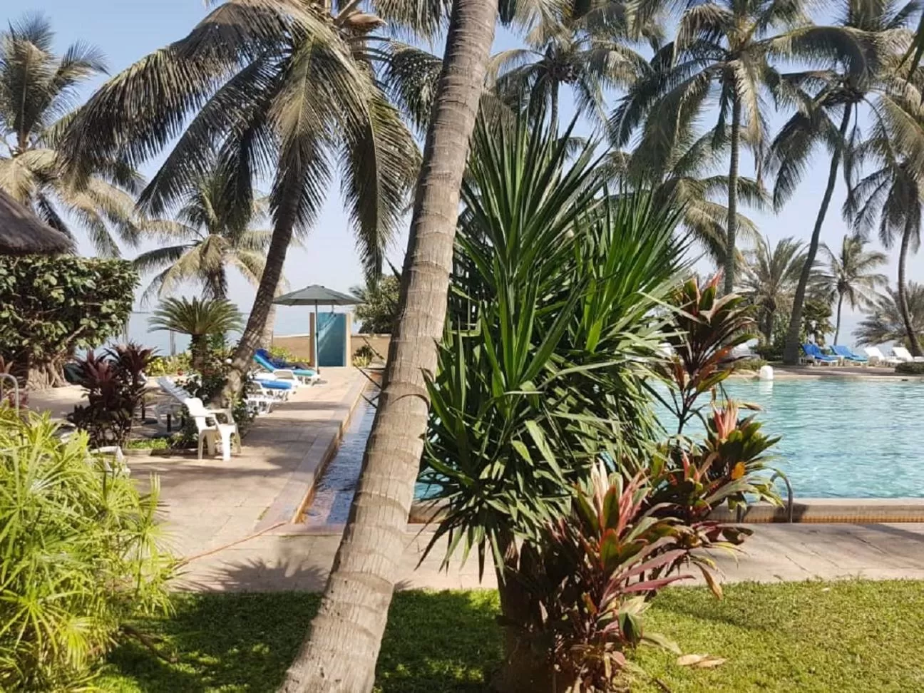 Swimming pool in Hotel Jardin Savana Dakar