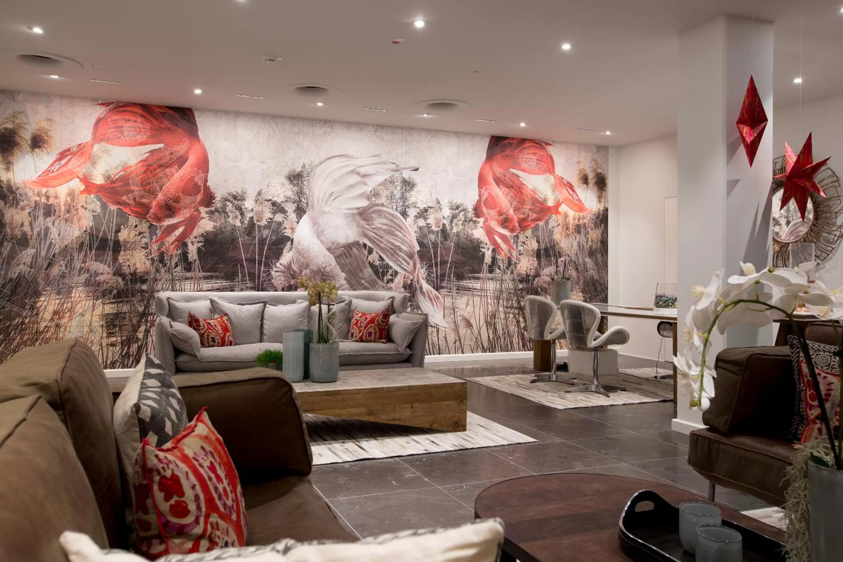 Decorative detail, Seating Area in Easy Living