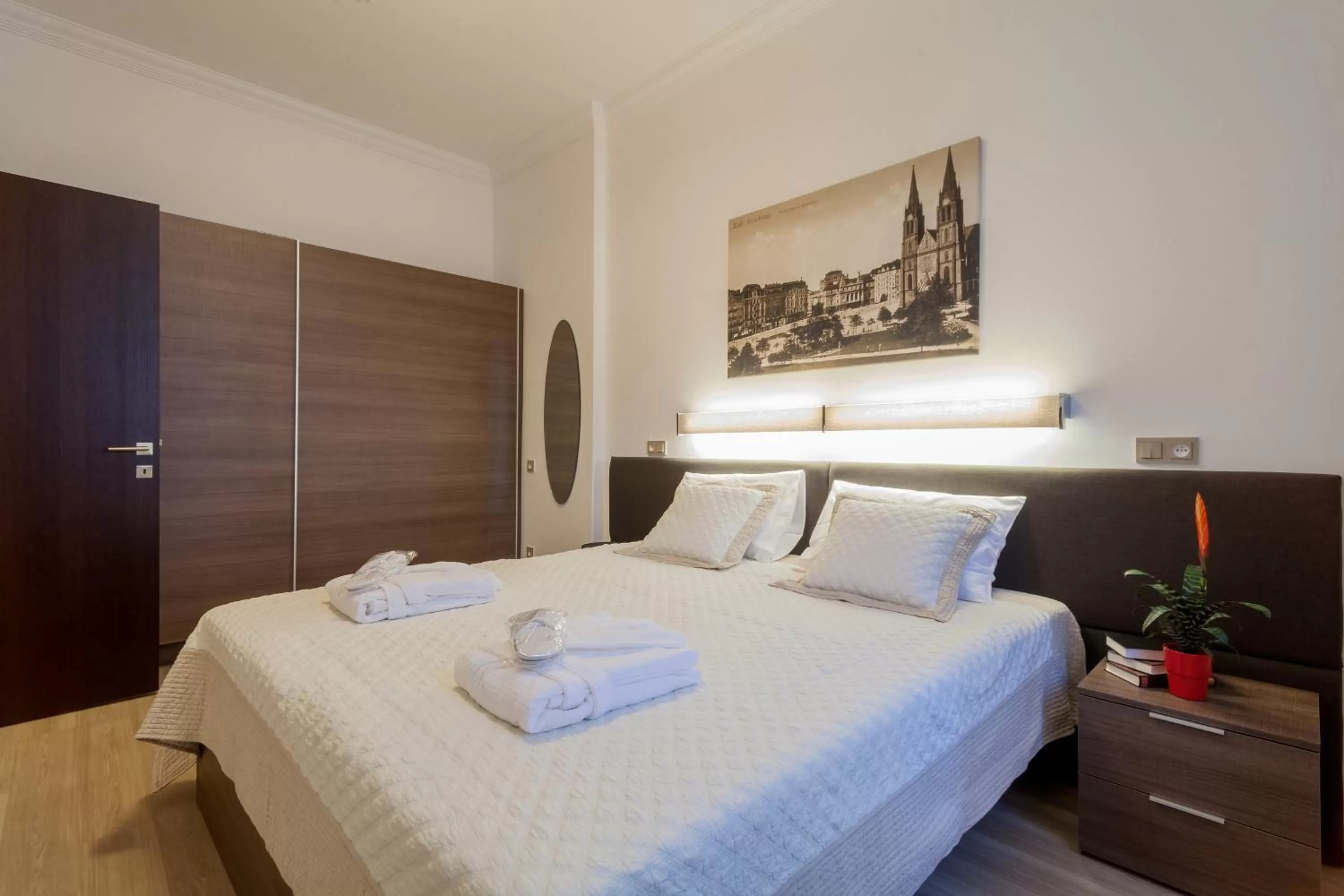 Bedroom, Bed in VINOHRADSKY DUM Residence