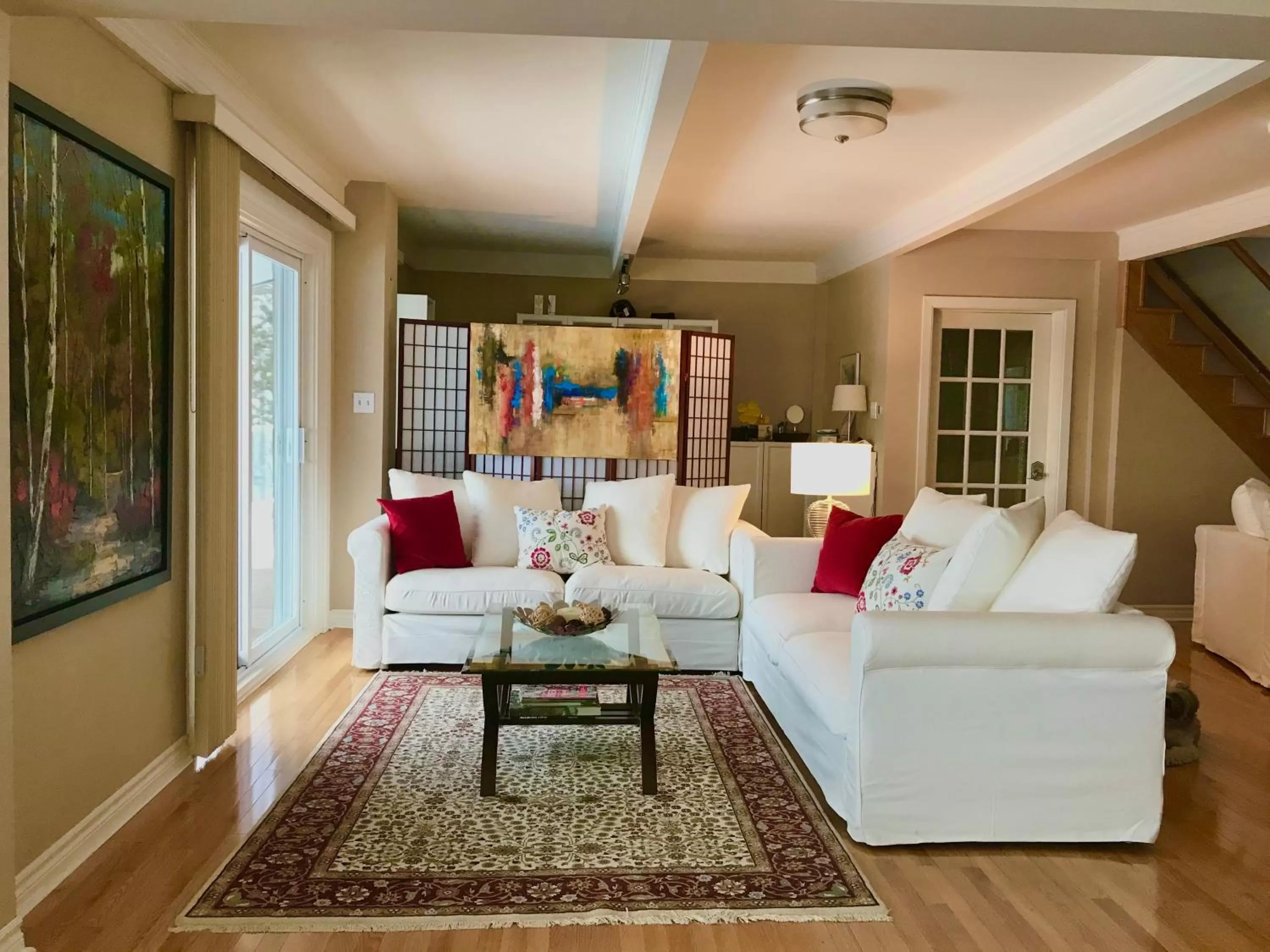 Communal lounge/ TV room, Seating Area in Auberge Tom B&B