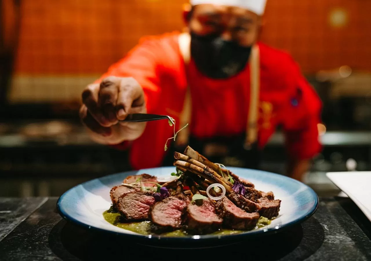 Food in Villa del Palmar at the Islands of Loreto