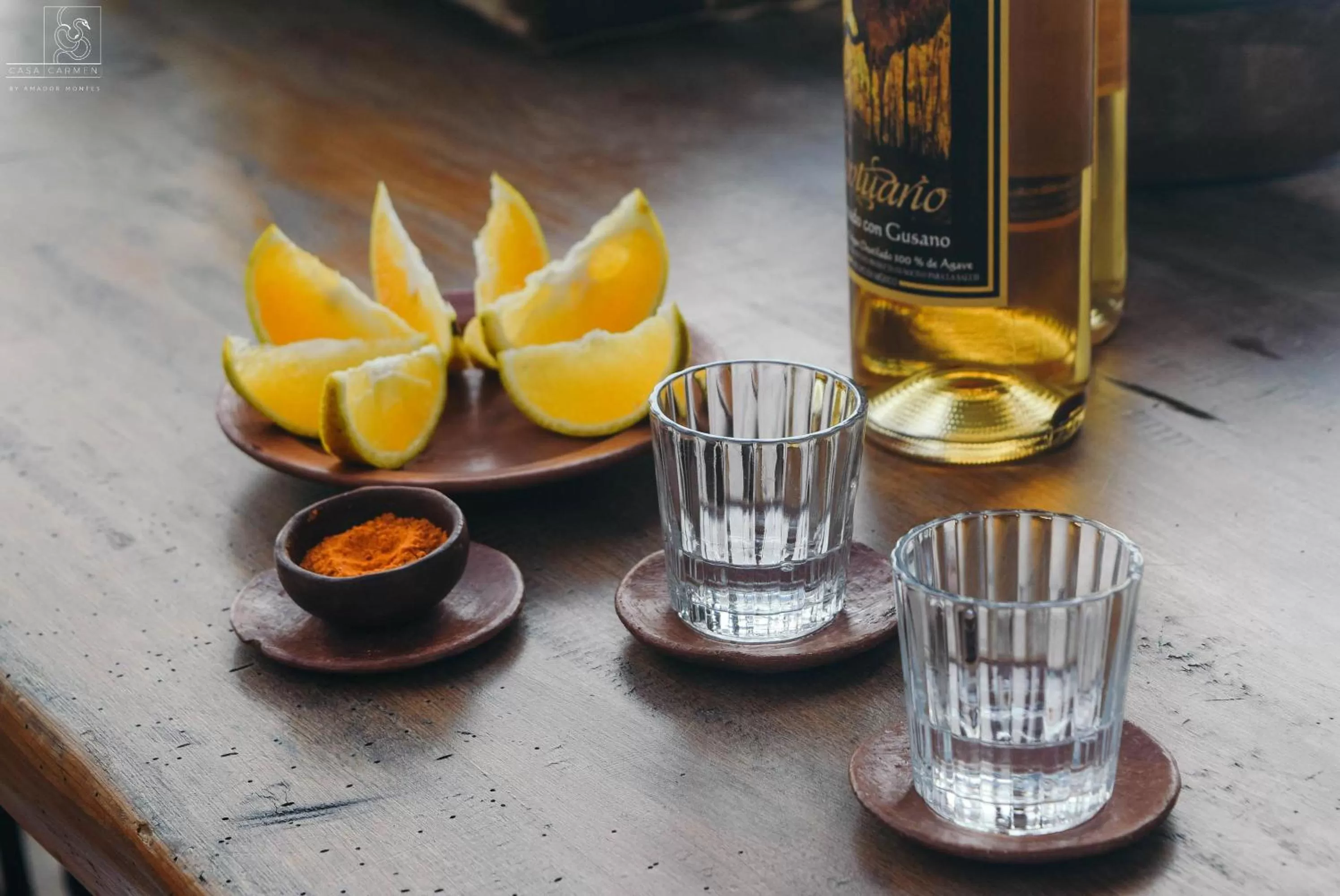 Food and drinks in Casa Carmen Morelos