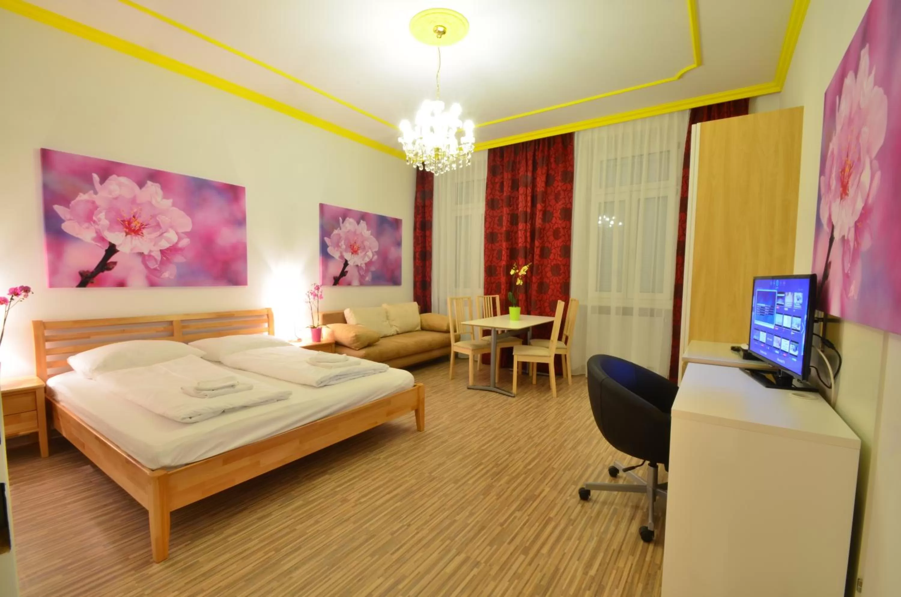 Bed in AJO Apartments - Messe City Flat - Self-Check-in
