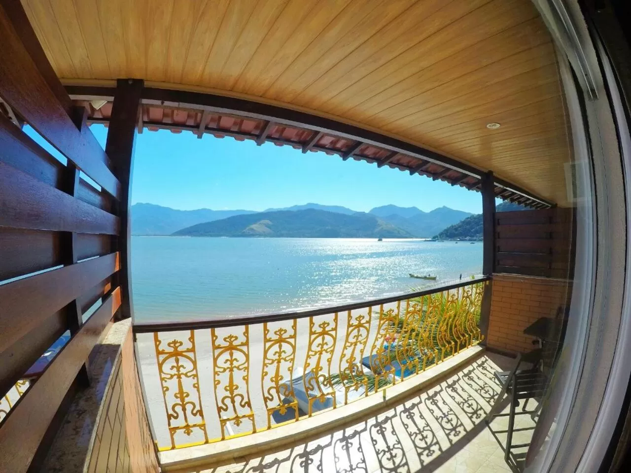 Balcony/Terrace in Pousada da Praia