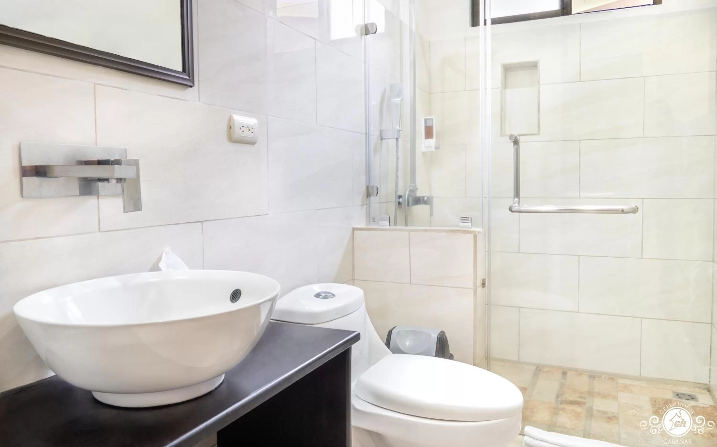 Bathroom in Cabañas Green House