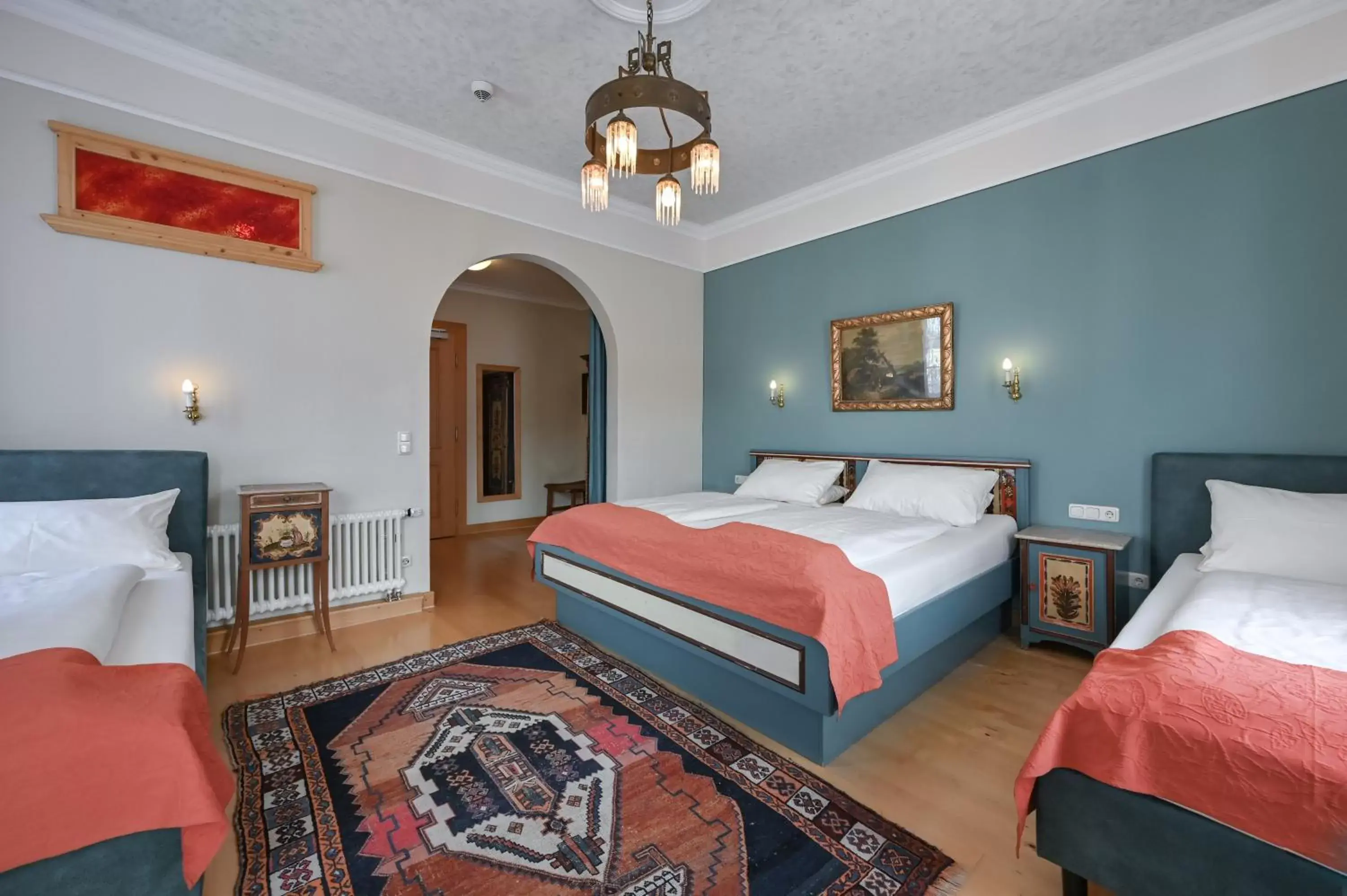 Quadruple Room in main building in Hotel Hirsch Quadruple Room in main building in Hotel Hirsch