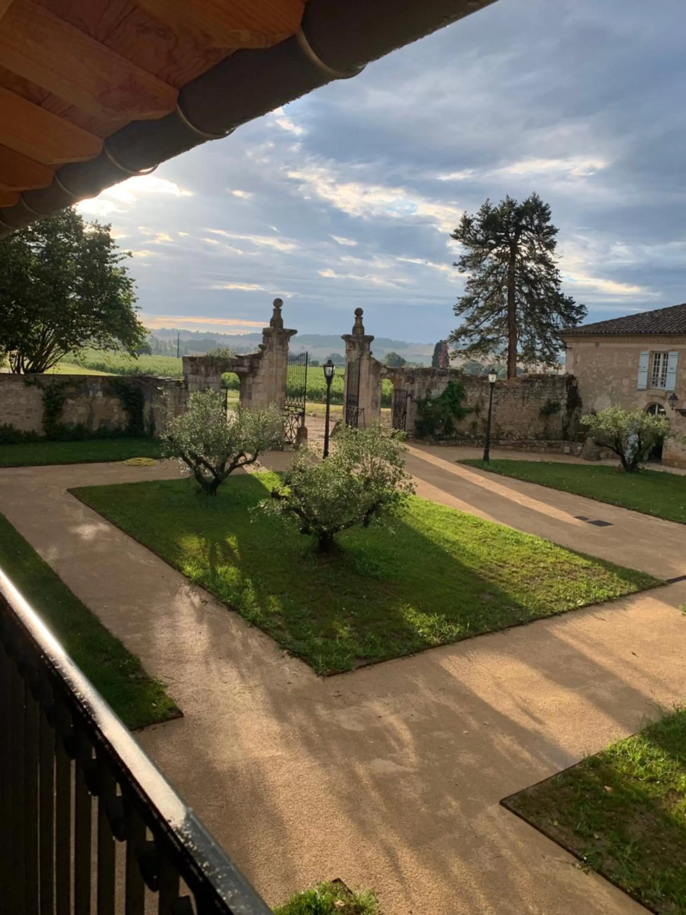 View (from property/room) in Domaine de Boulouch