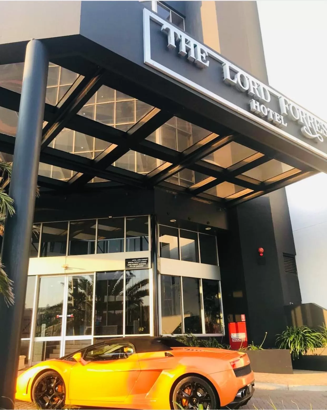 Facade/entrance in The Lord Forrest Hotel