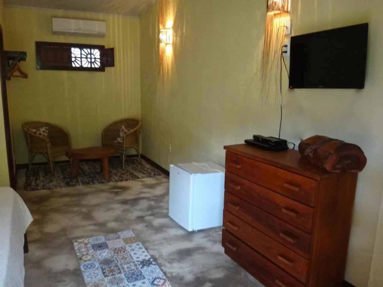 Seating area, TV/Entertainment Center in Pousada do Sonho