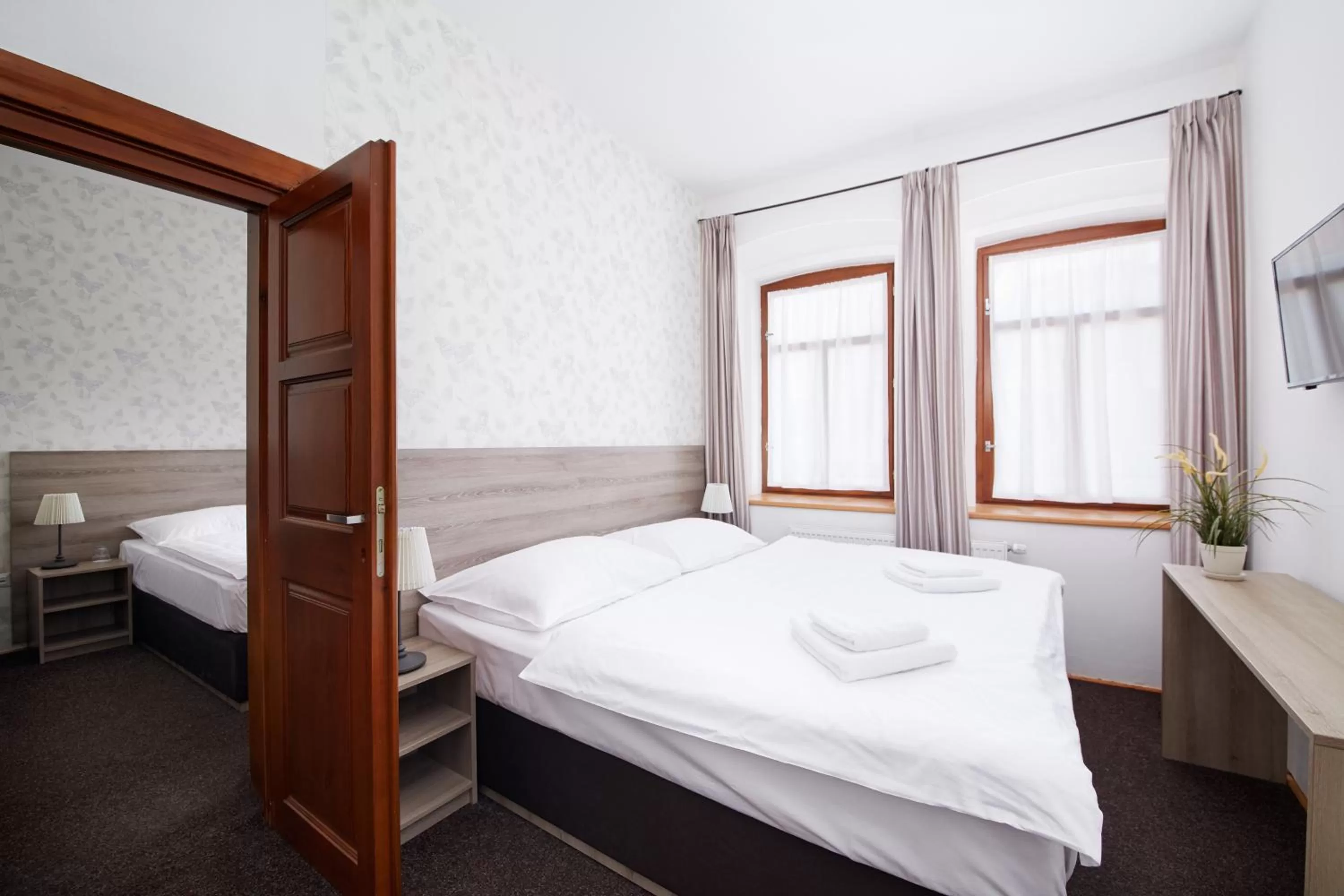 Bedroom, Bed in Ski Hotel Svoboda nad Úpou