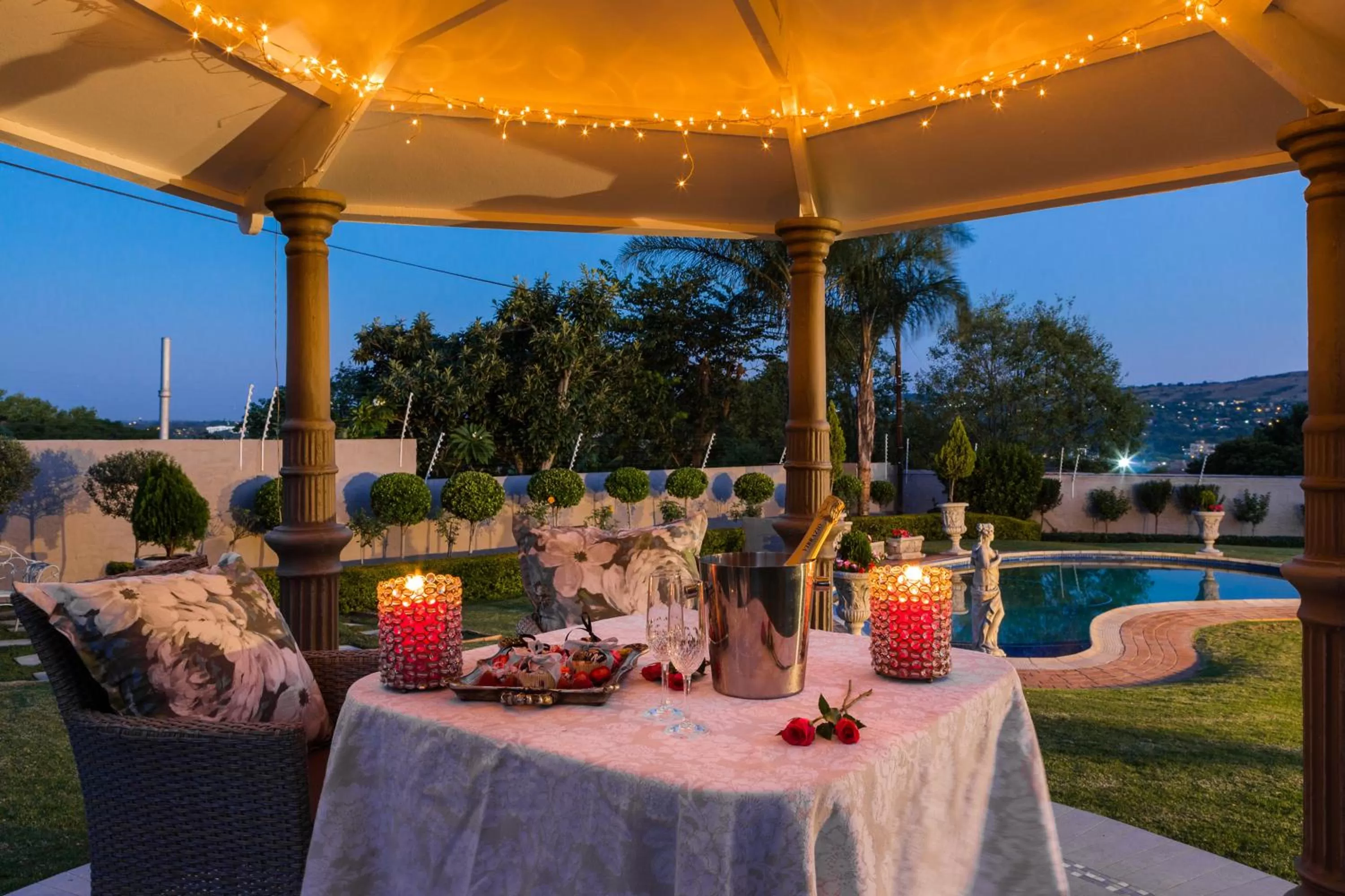 Patio in La Vida Luka - Luxury Guesthouse