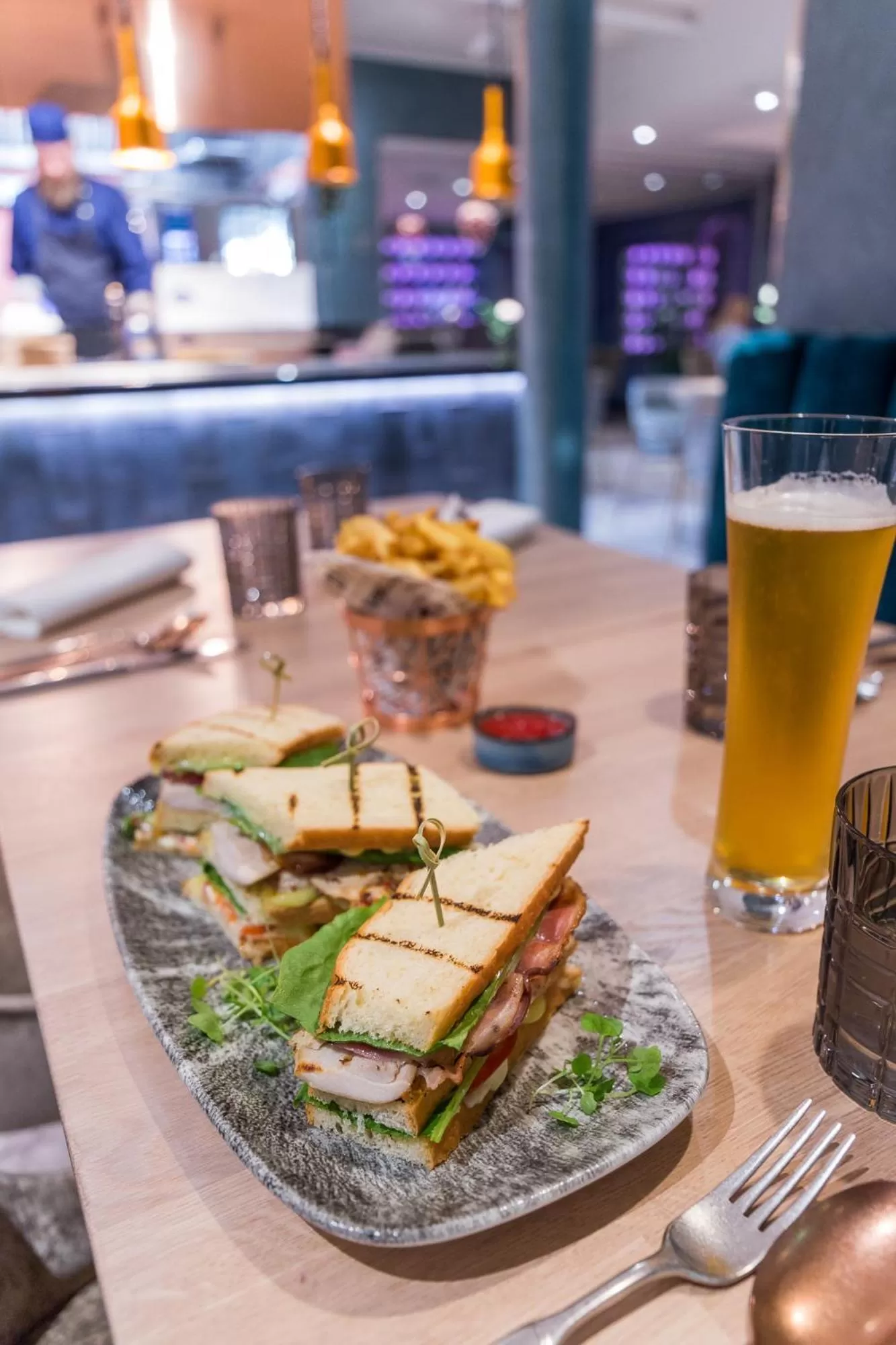 Food and drinks in Hotel Verso