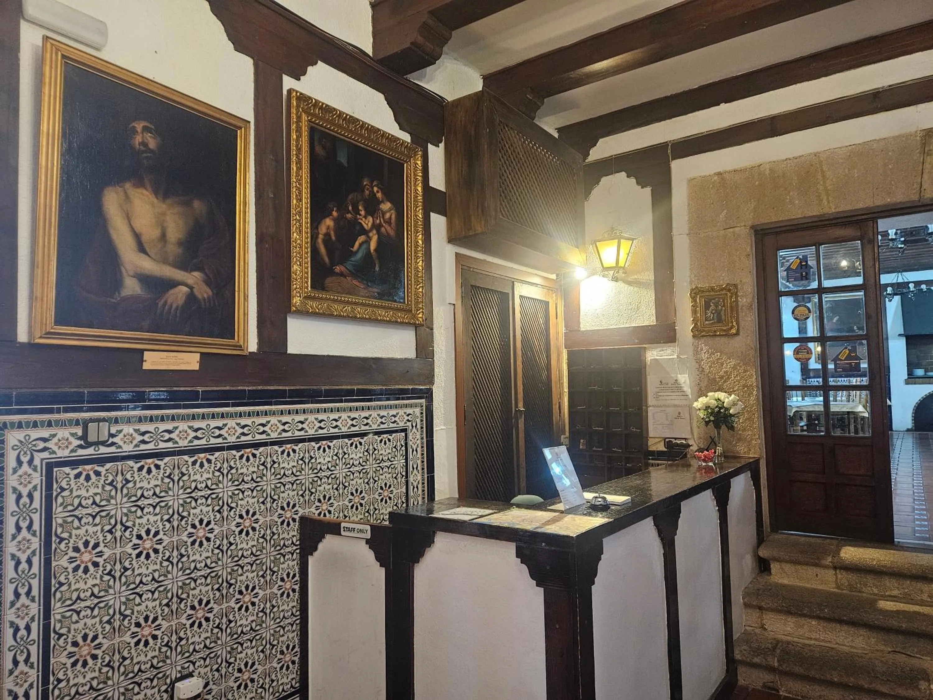 Lobby or reception in Hosteria Real de Zamora