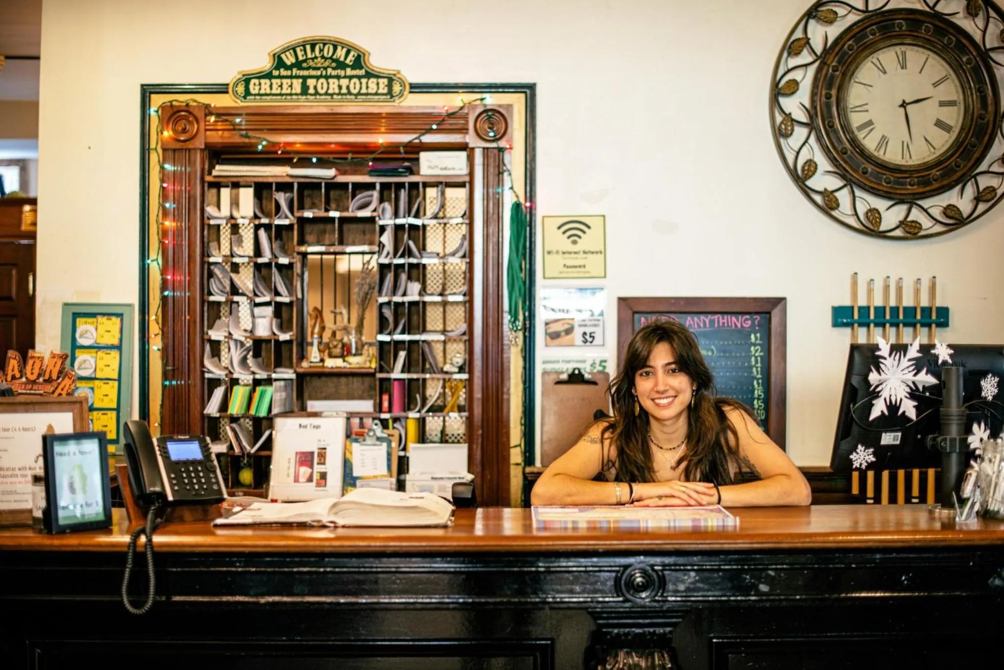 Lobby or reception in Green Tortoise Hostel