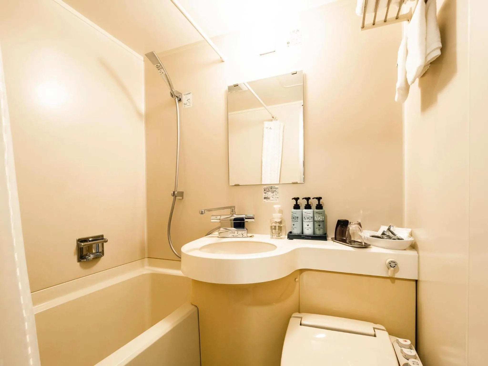 Shower in Hotel Areaone Kitaibaraki