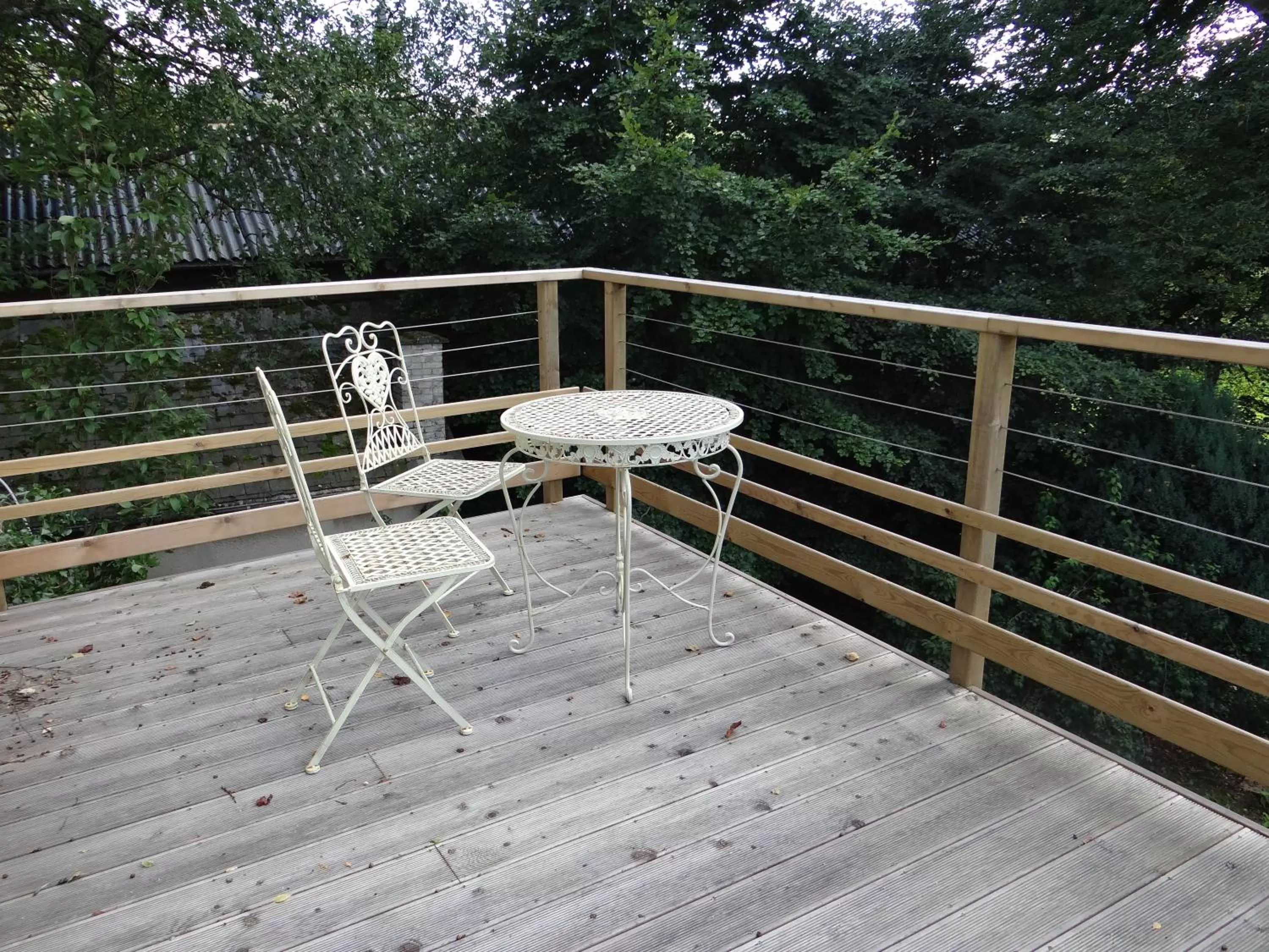 Patio, Balcony/Terrace in B&B Les Tilleuls