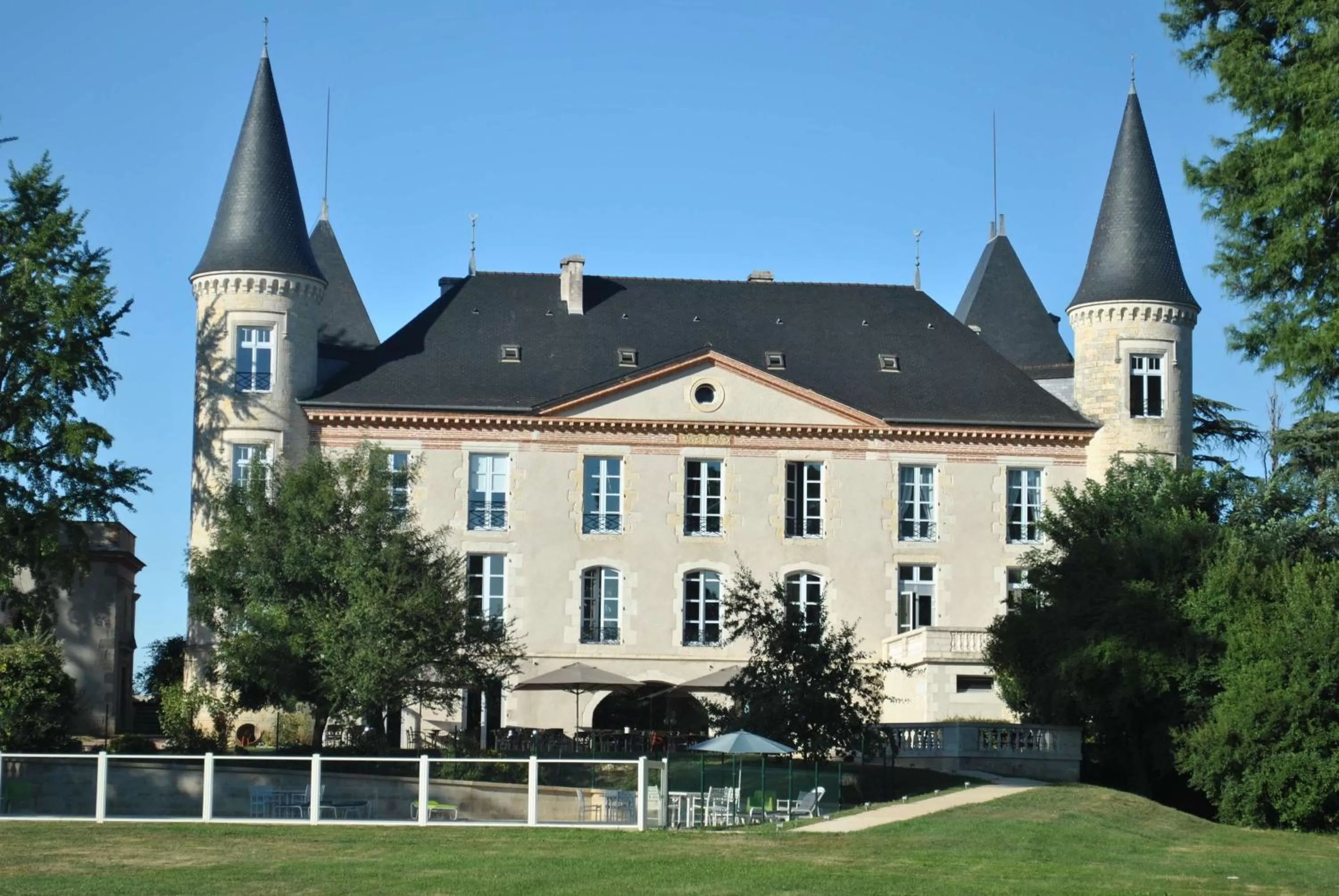 Facade/entrance in Logis Hotels - Château Saint Marcel