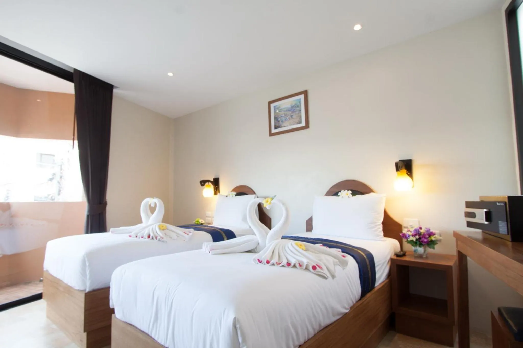 Bed in At Samui Boutique Hotel