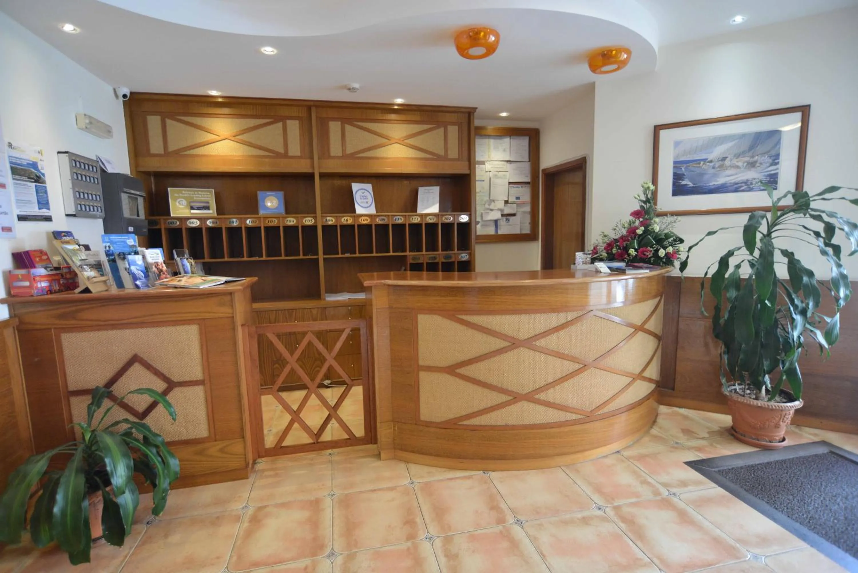Lobby or reception in Hotel Salgueiro