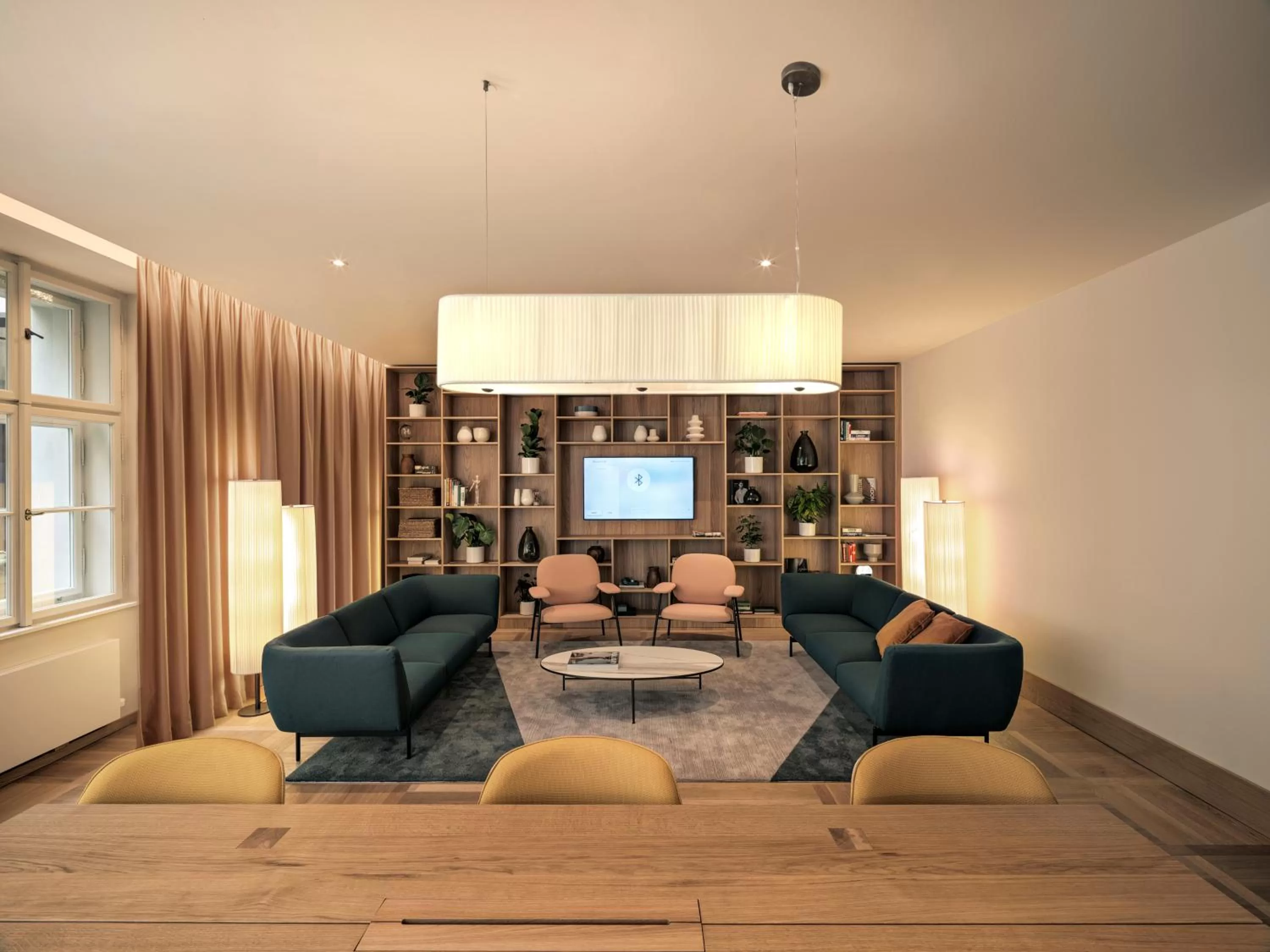 Seating area in The Julius Prague