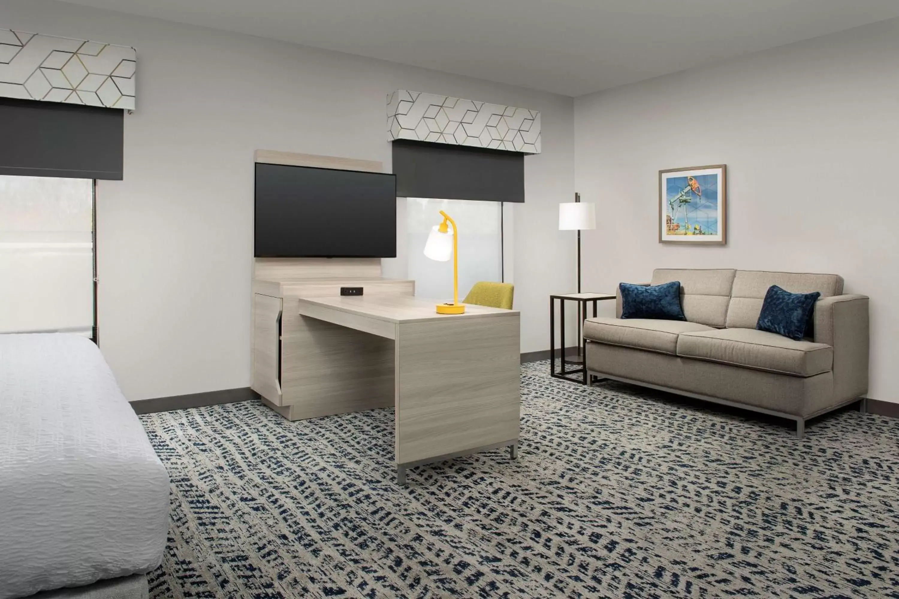 King Studio Suite with Sofa Bed - Non-Smoking in Hampton Inn Duncan King Studio Suite with Sofa Bed - Non-Smoking in Hampton Inn Duncan