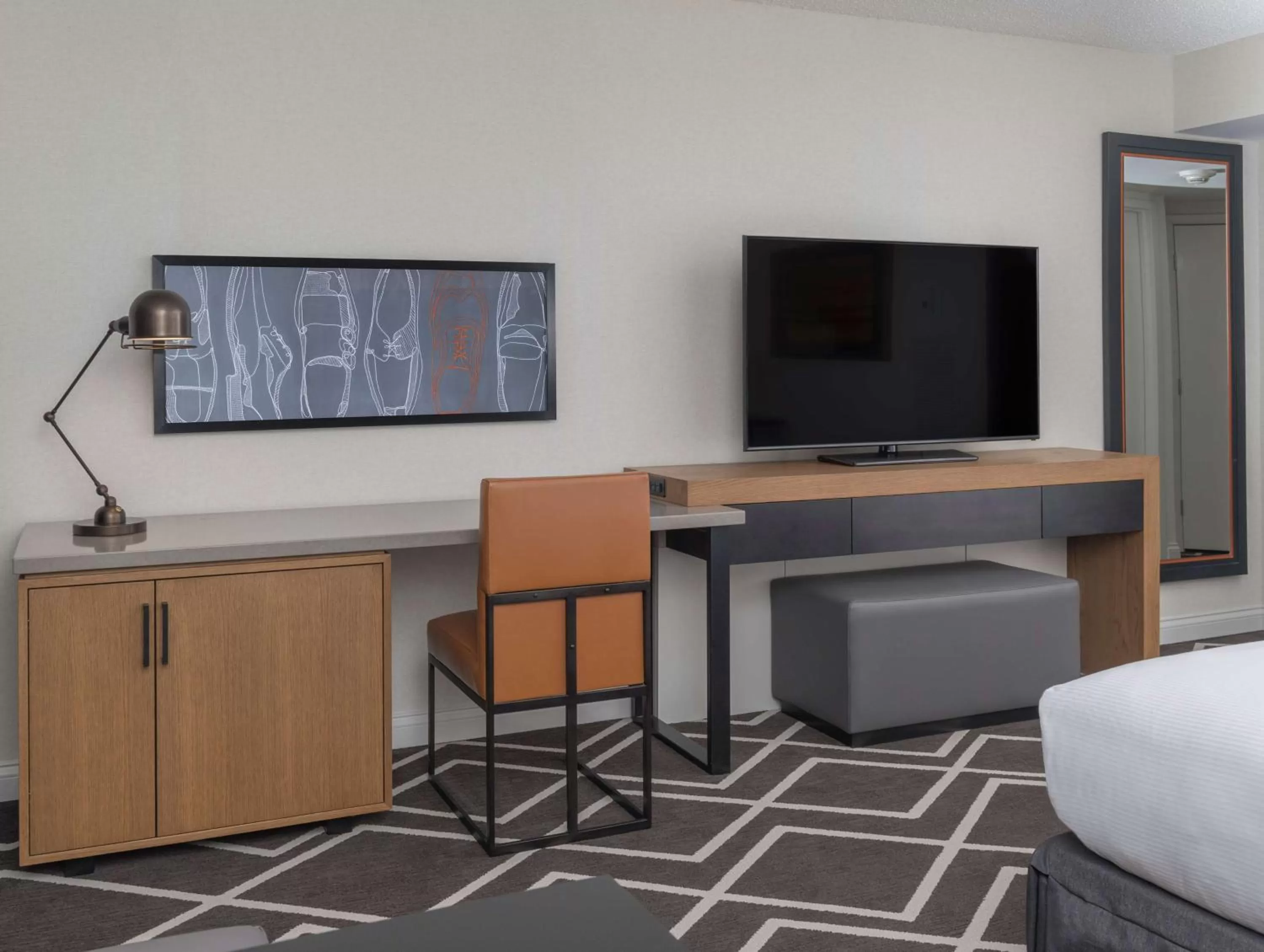 Bedroom, Bed in Hilton Boston Woburn