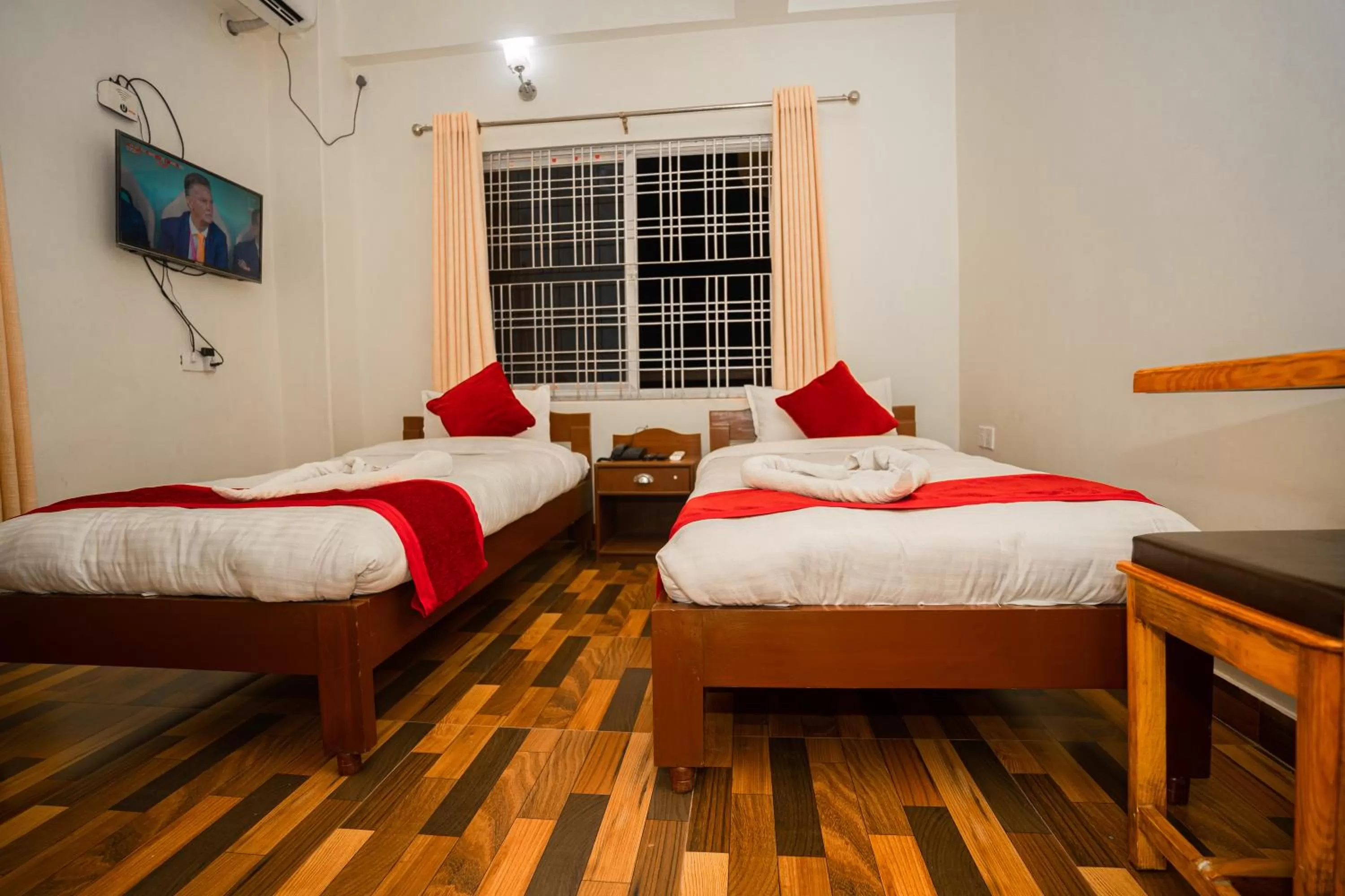 Photo of the whole room, Bed in Hotel Dela Mount Pokhara