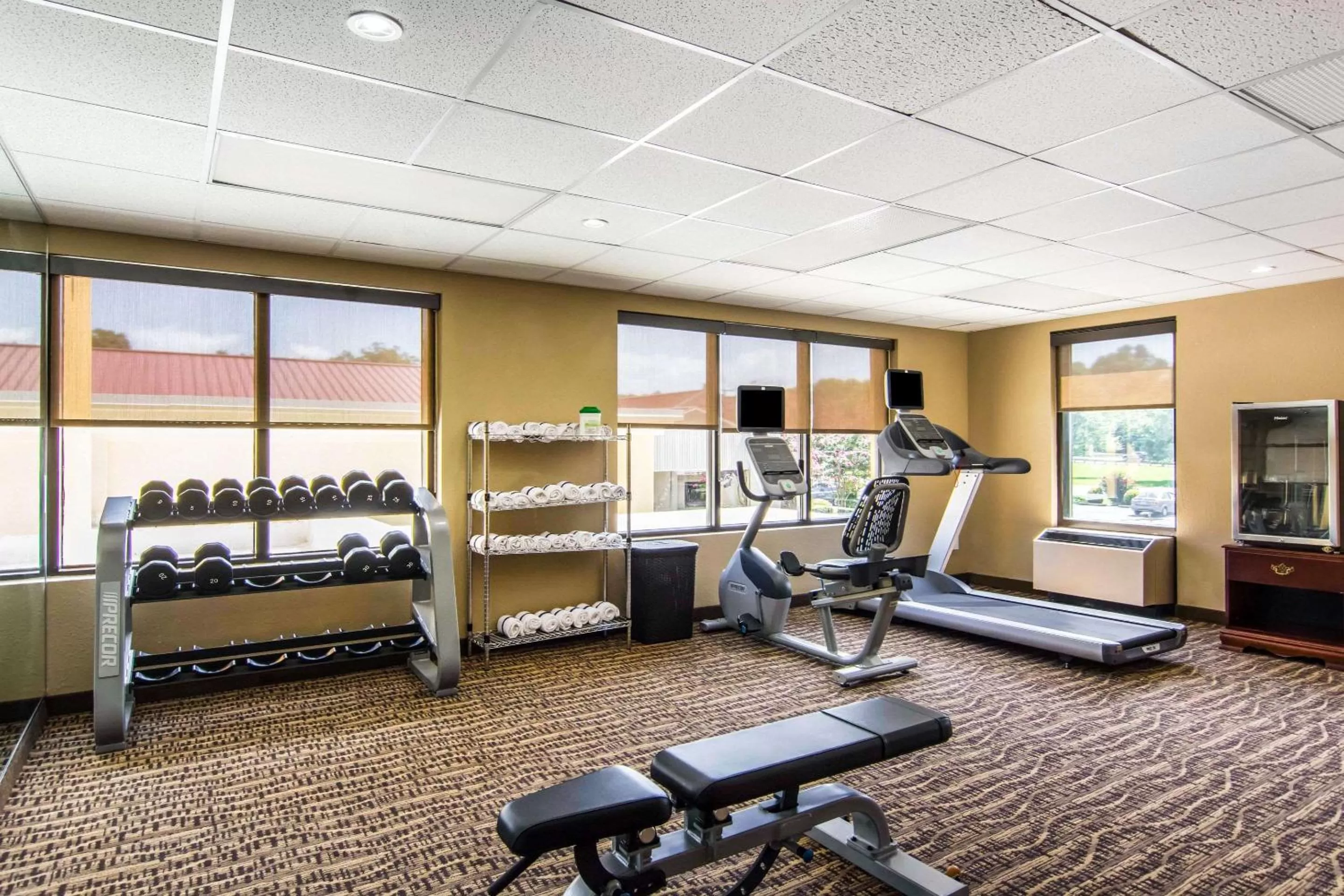 Fitness centre/facilities in Comfort Inn Newport News-Williamsburg East