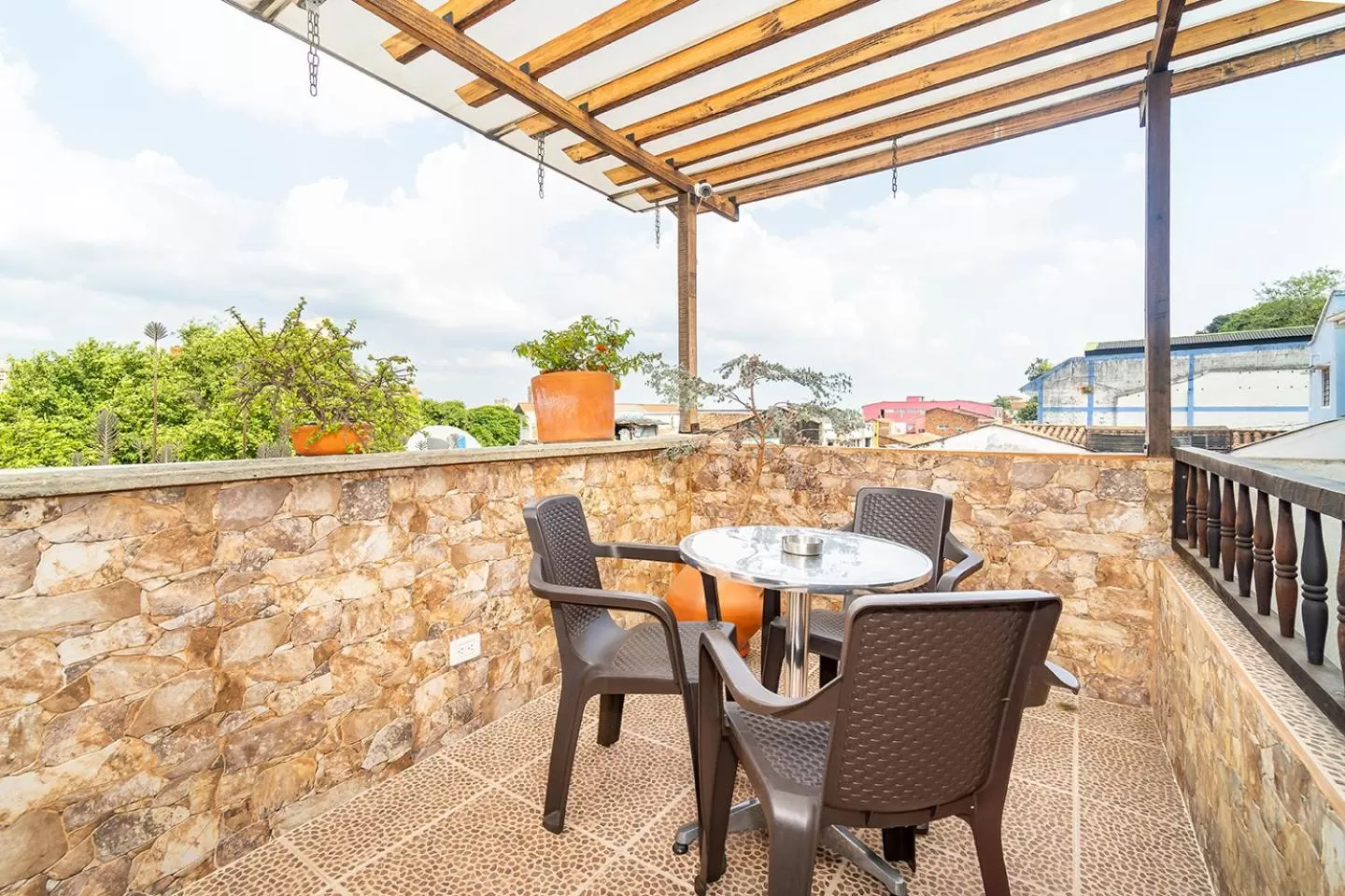 Balcony/Terrace in Santiago DC Hotel