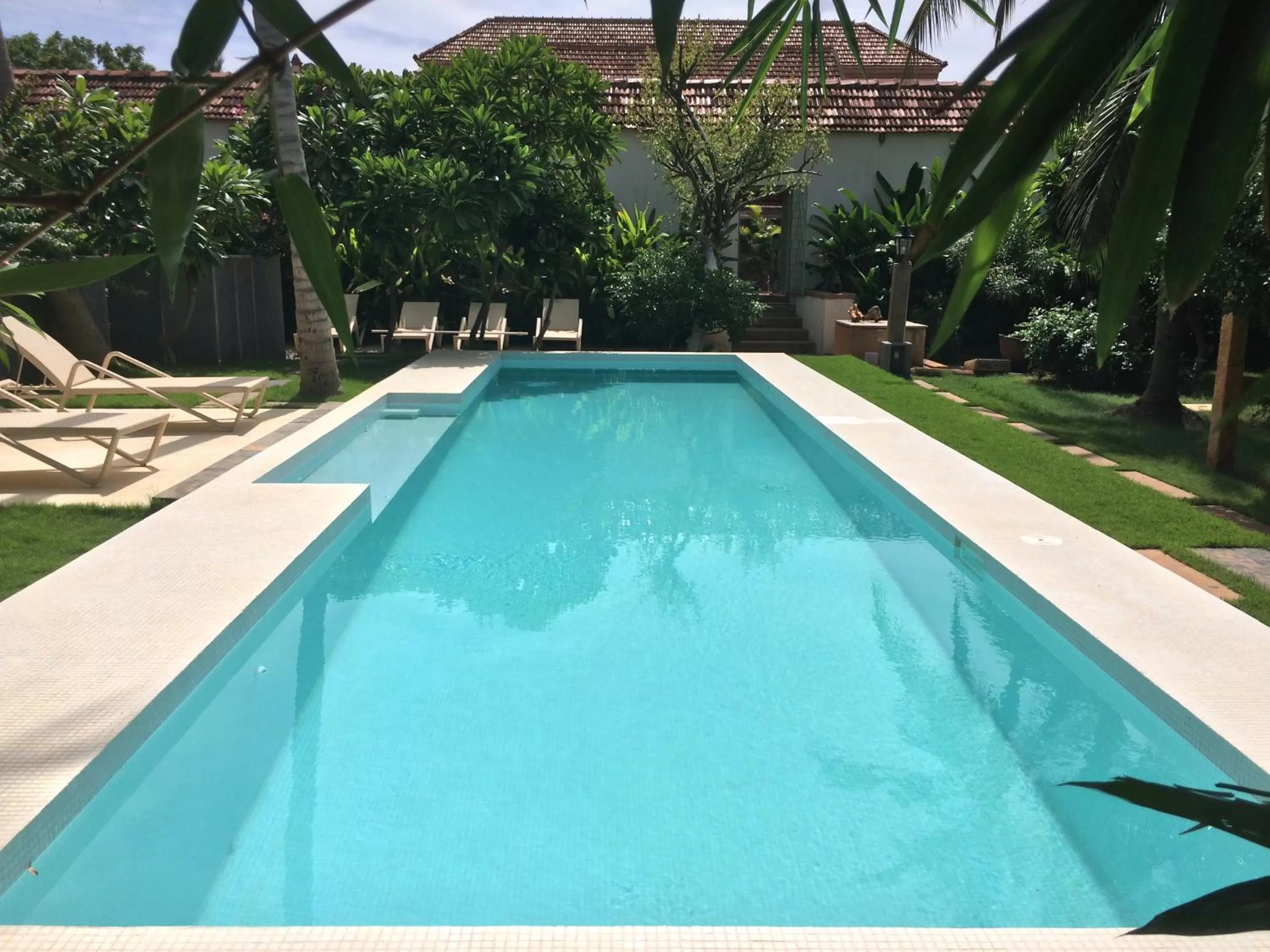 Garden, Swimming Pool in Saratha Vilas Chettinad