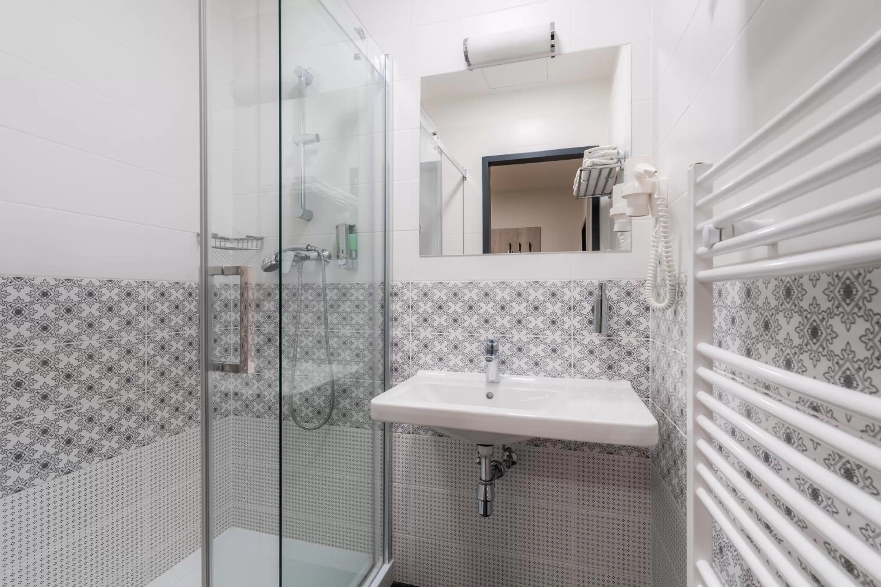 Bathroom in EA ApartHotel Melantrich