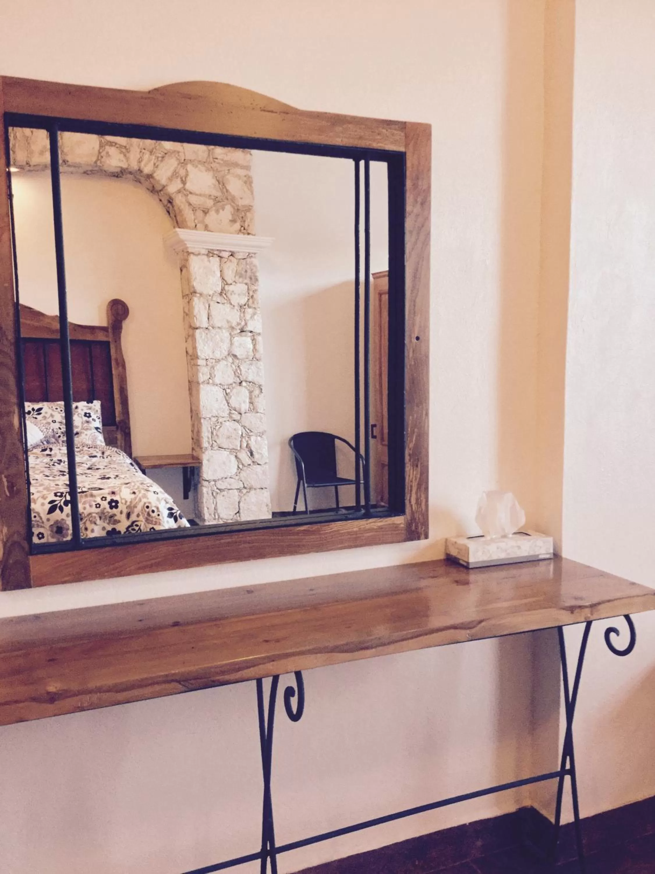 Decorative detail, Bed in Hotel Mariazel